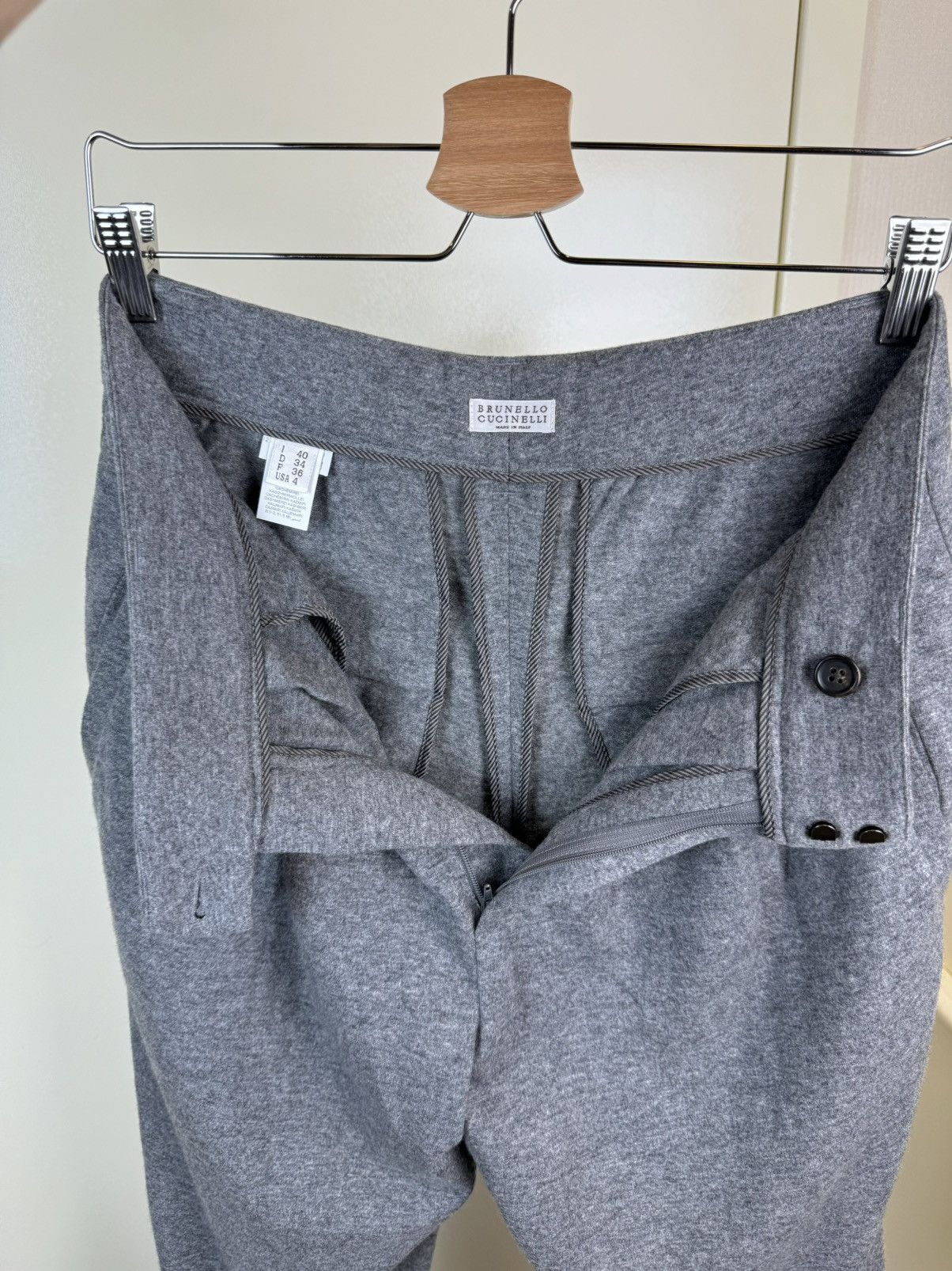 Brunello Cucinelli Brunello Cucinelli cashmere joggers trousers pants luxury S Size 27" / US 4 / IT 40 - 12 Thumbnail