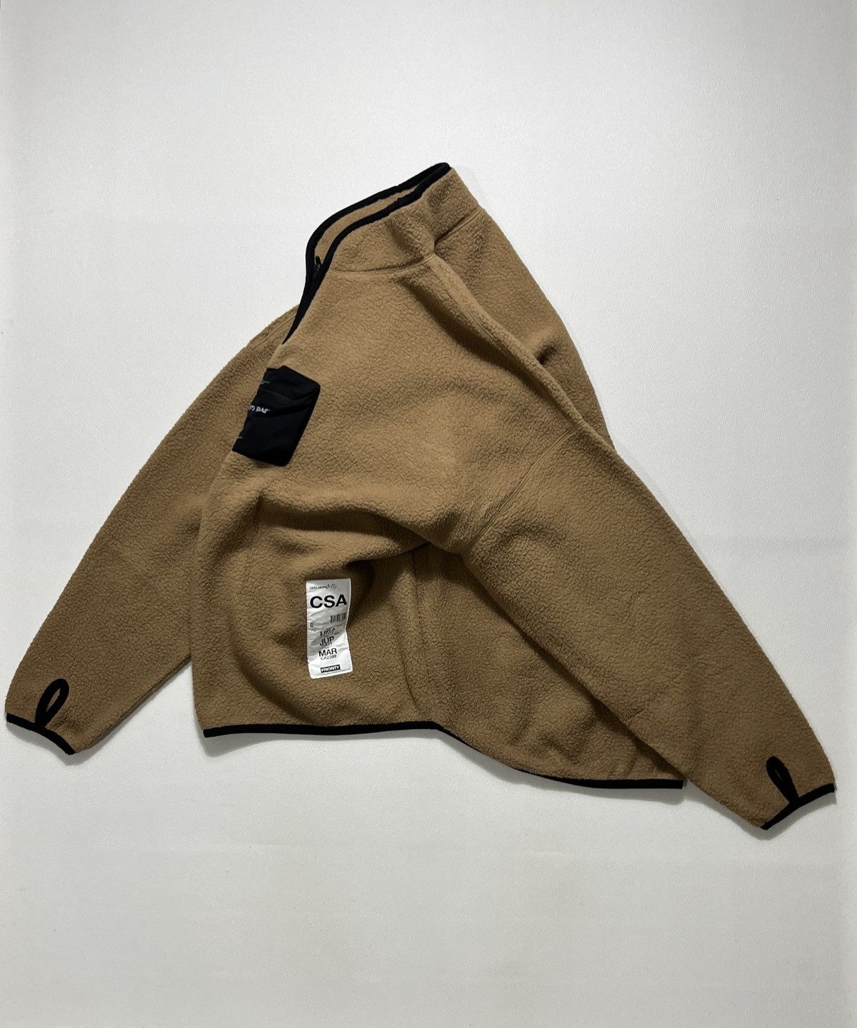 Nanamica × The North Face Purple Label C.O.M.E "SECURITY” Cyclist Half-Zip Pullover Brown Size US L / EU 52-54 / 3 - 3 Thumbnail