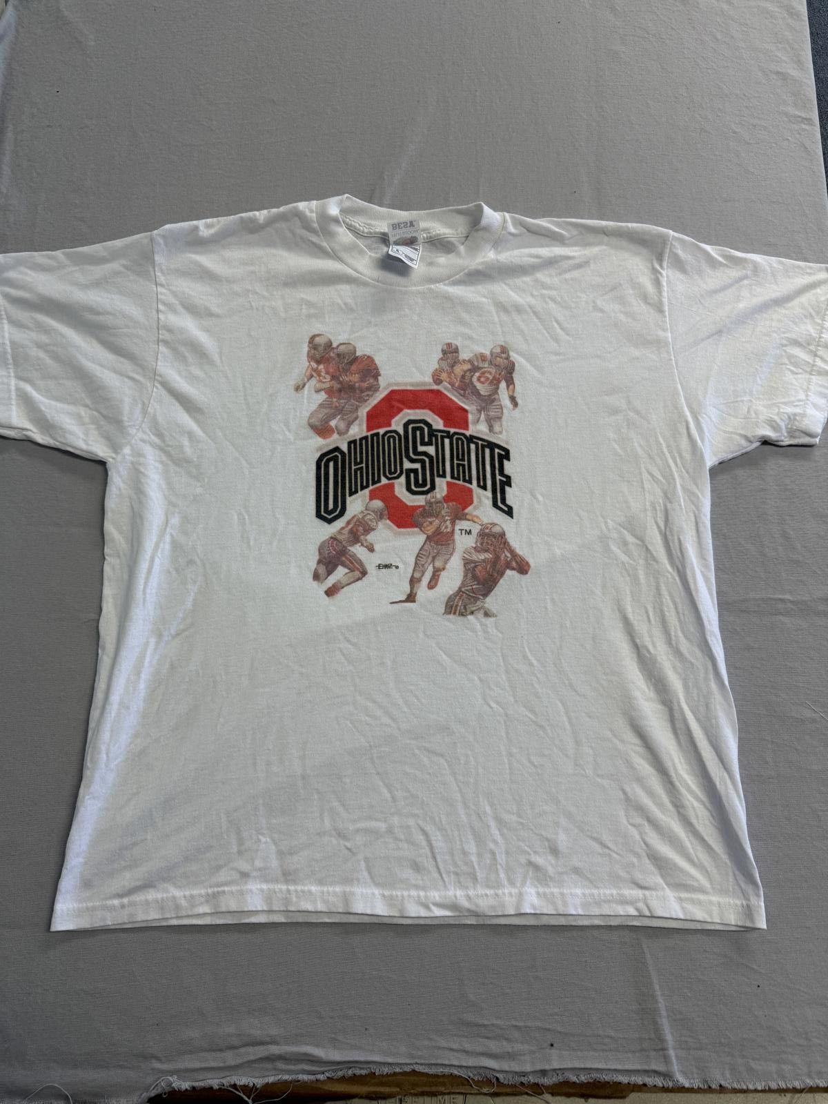 Fruit Of The Loom Ohio State Football Players T-shirt - OSU Buckeyes Tee XL Size US XL / EU 56 / 4 - 1 Thumbnail