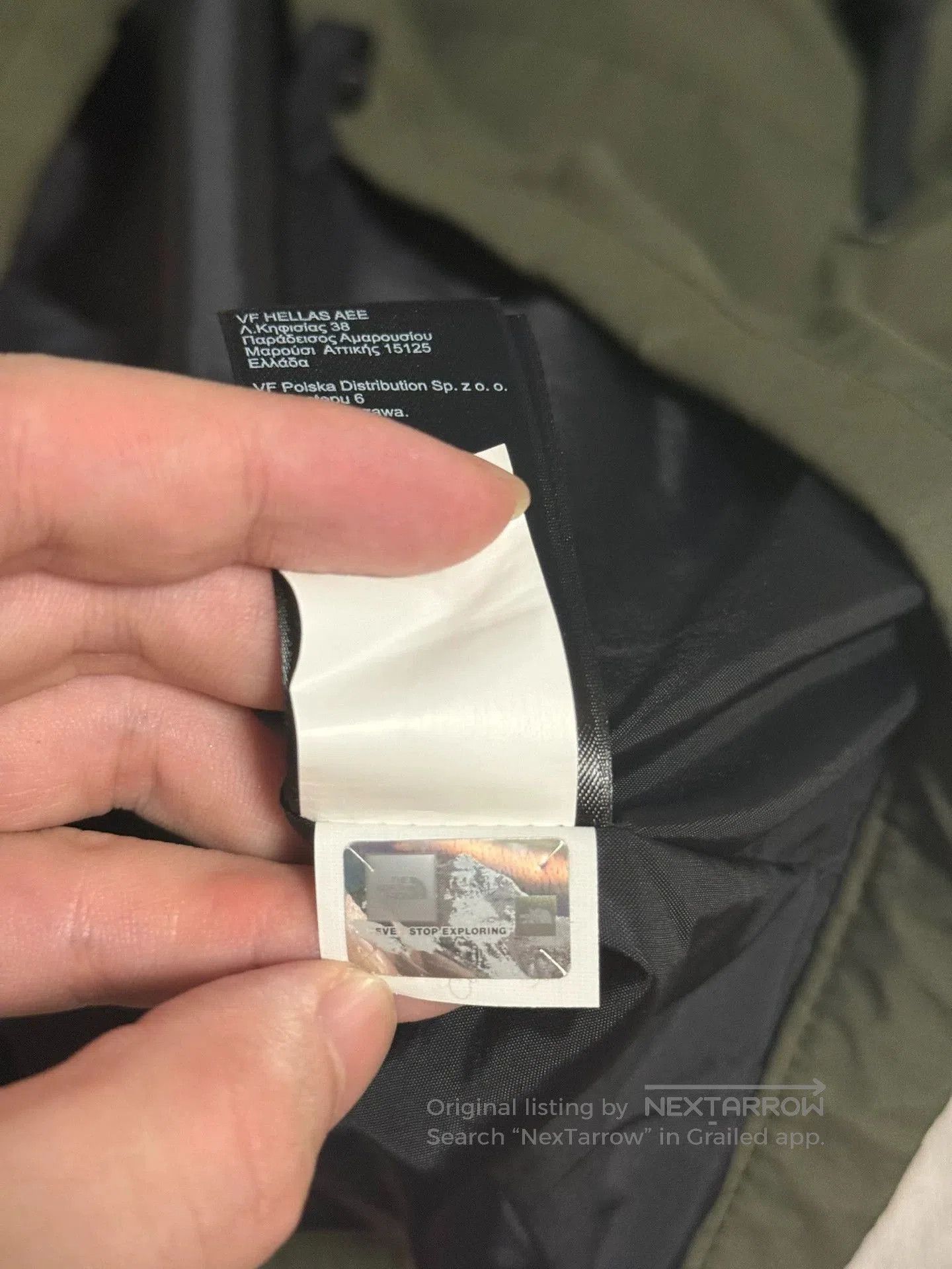 Supreme Green Hooded Parka with Flag Patch . Size US M / EU 48-50 / 2 - 4 Thumbnail