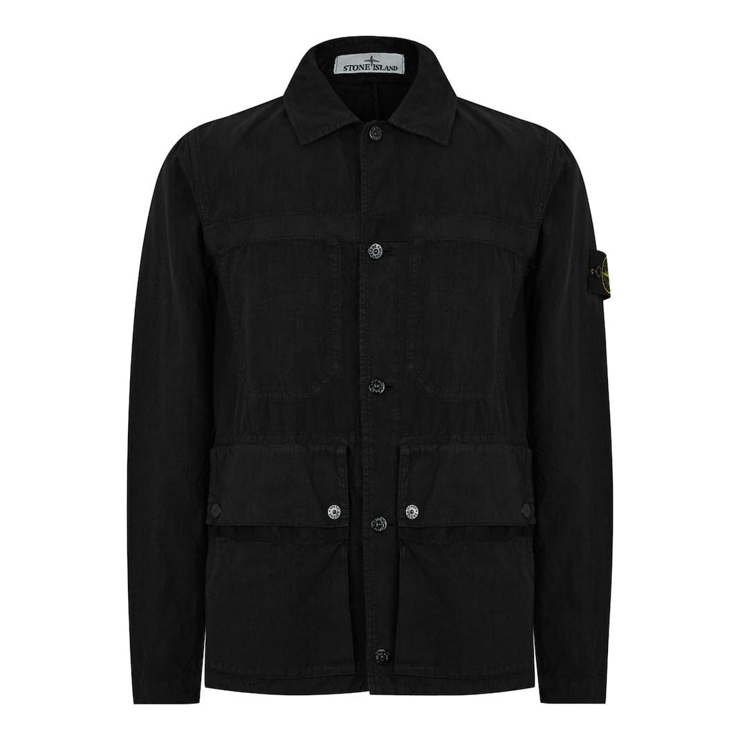 Stone Island o1g2r1mq0526 Crinkle Down Button Shirt Collar Puffer Jacket Size US M / EU 48-50 / 2 - 1 Thumbnail