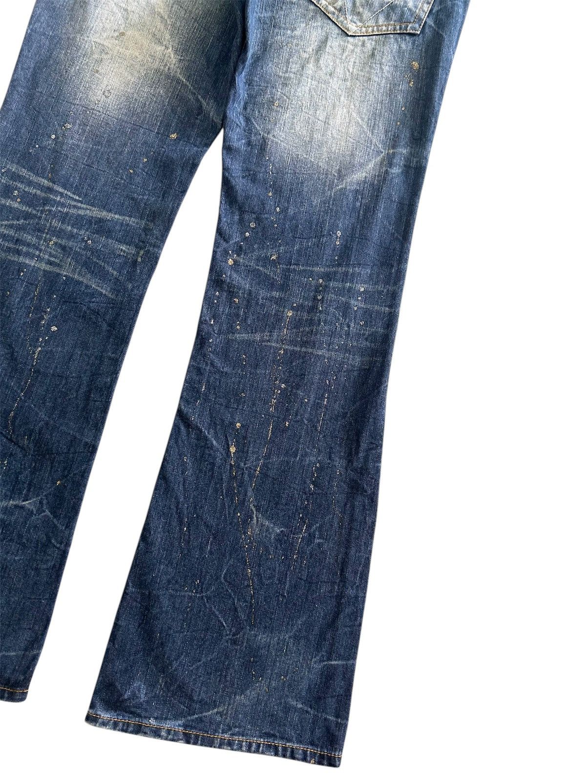 Japanese Brand × Vintage Vintage Japanese Distressed Denim Skull Patches Jeans Size US 35 - 11 Thumbnail
