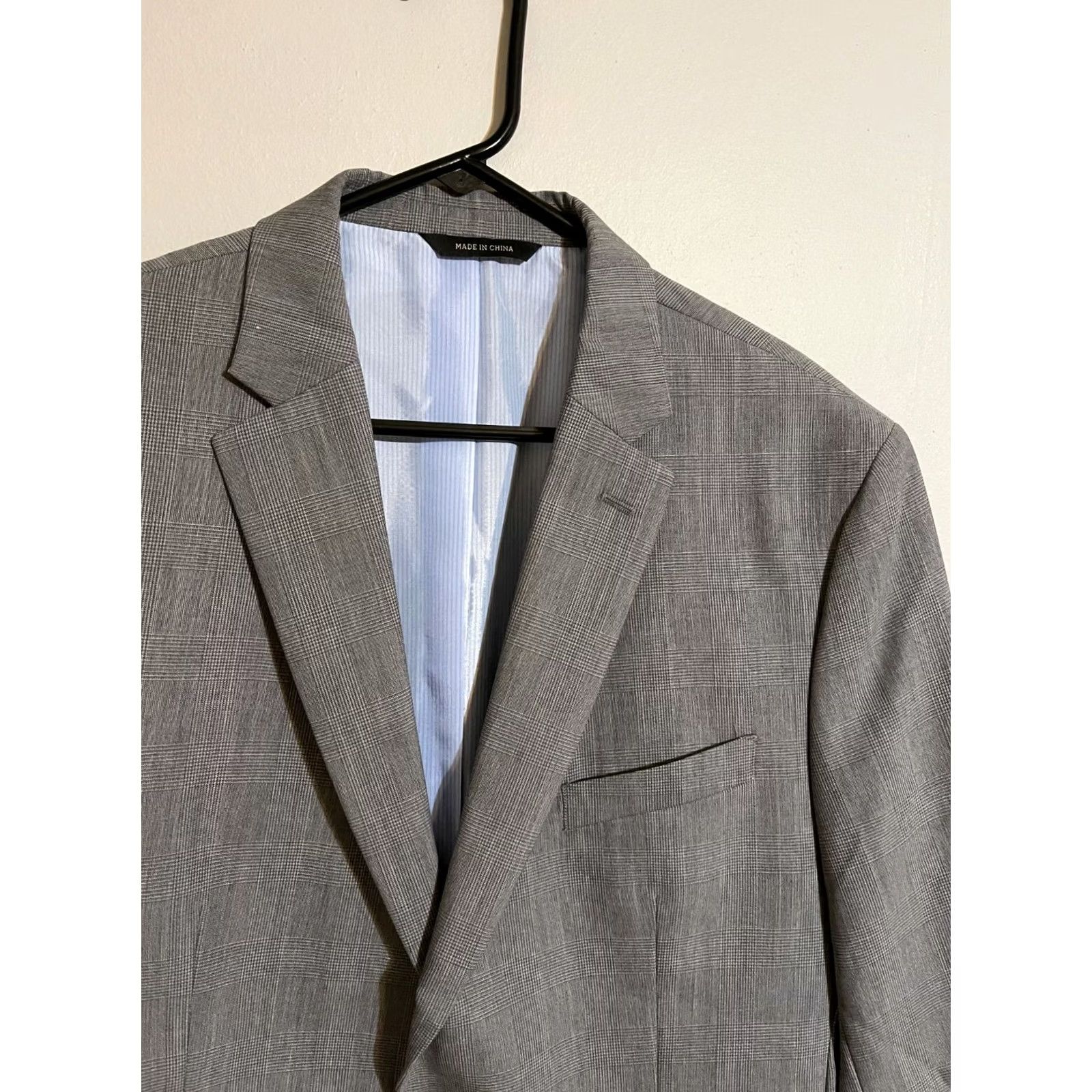 Banana Republic Banana Republic Tailored Fit Wool Light Gray Suit Coat Blazer Jacket Men's 44R Size 44R - 2 Thumbnail