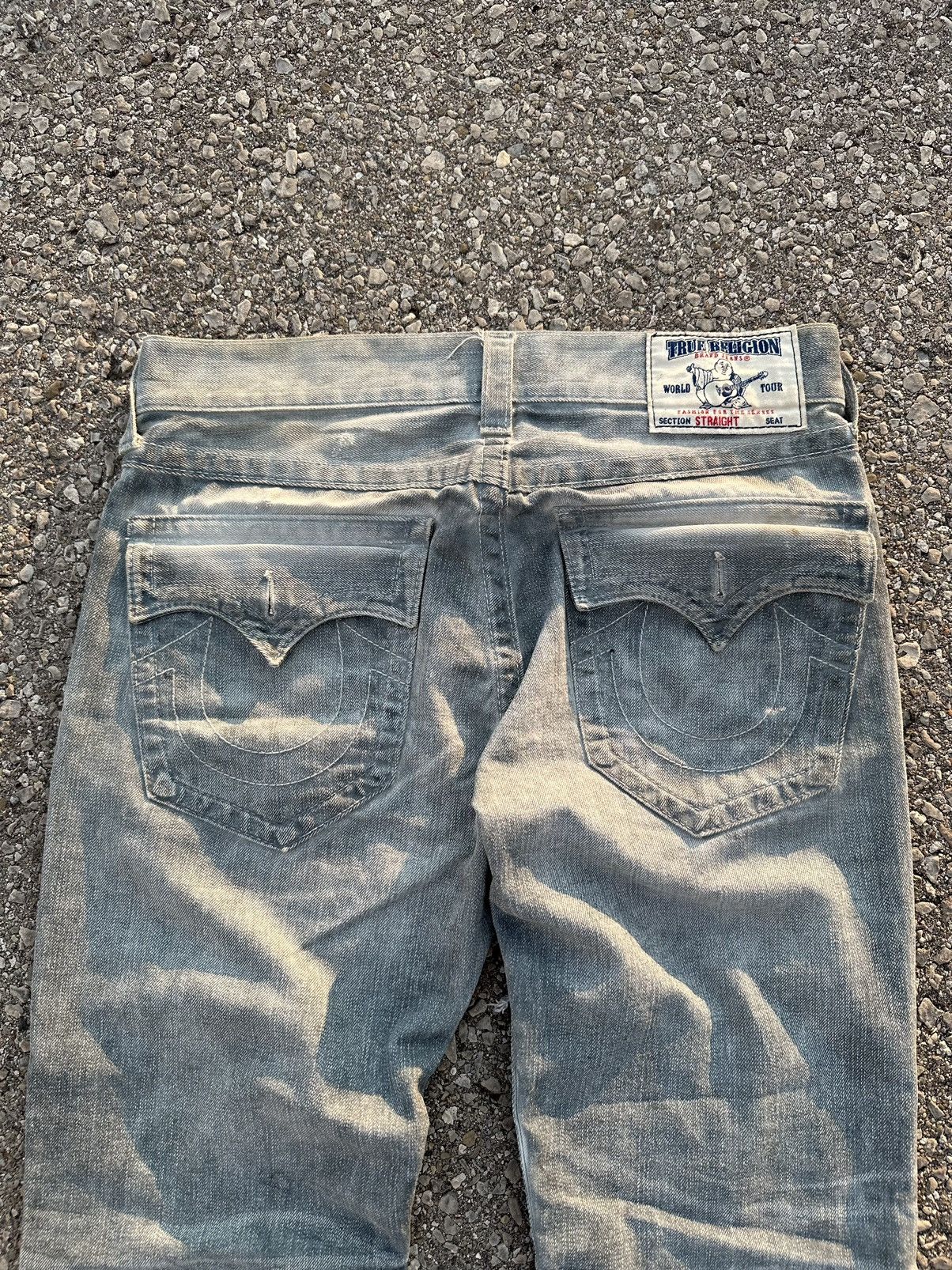 True Religion True Religion Distressed With Patches Jeans Size US 32 / EU 48 - 4 Thumbnail