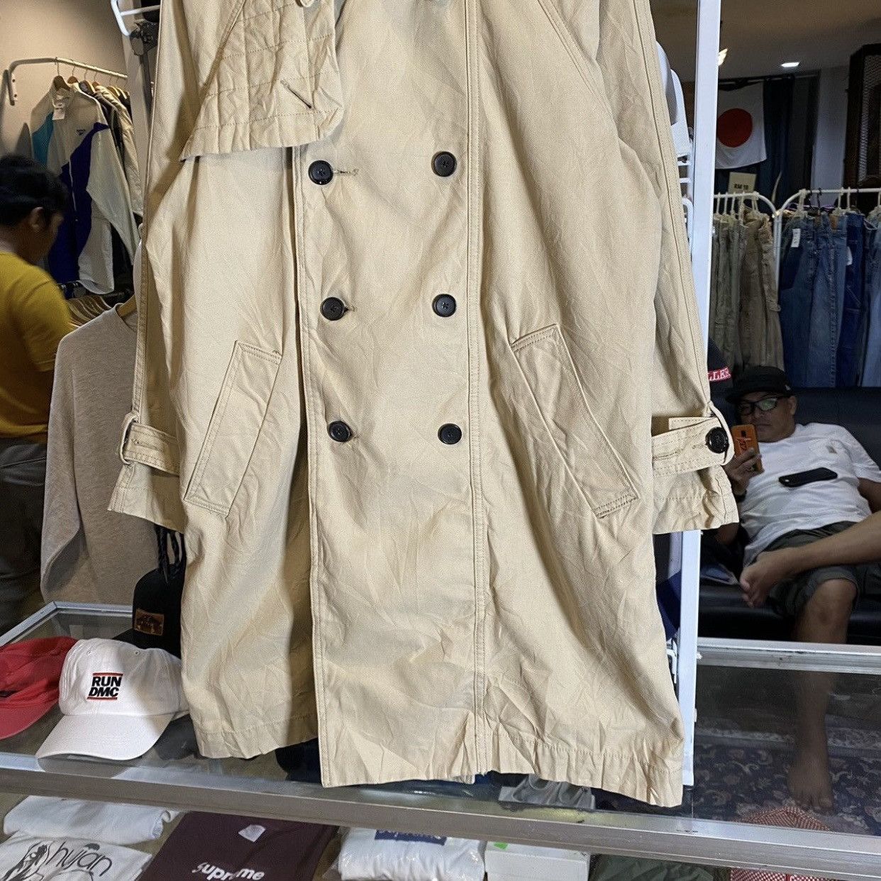 Ne-Net Ne-net by Issey Miyake quilted safari trench coats Size US L / EU 52-54 / 3 - 5 Thumbnail