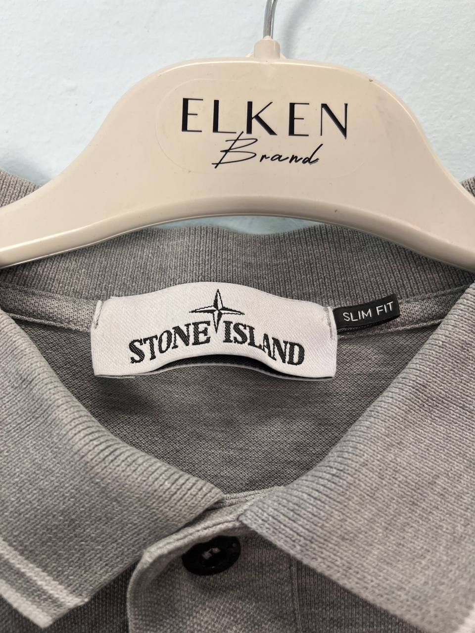 Other Stone Island Patch Program Polo Shirt Slim Fit Gray Size US XL / EU 56 / 4 - 6 Thumbnail