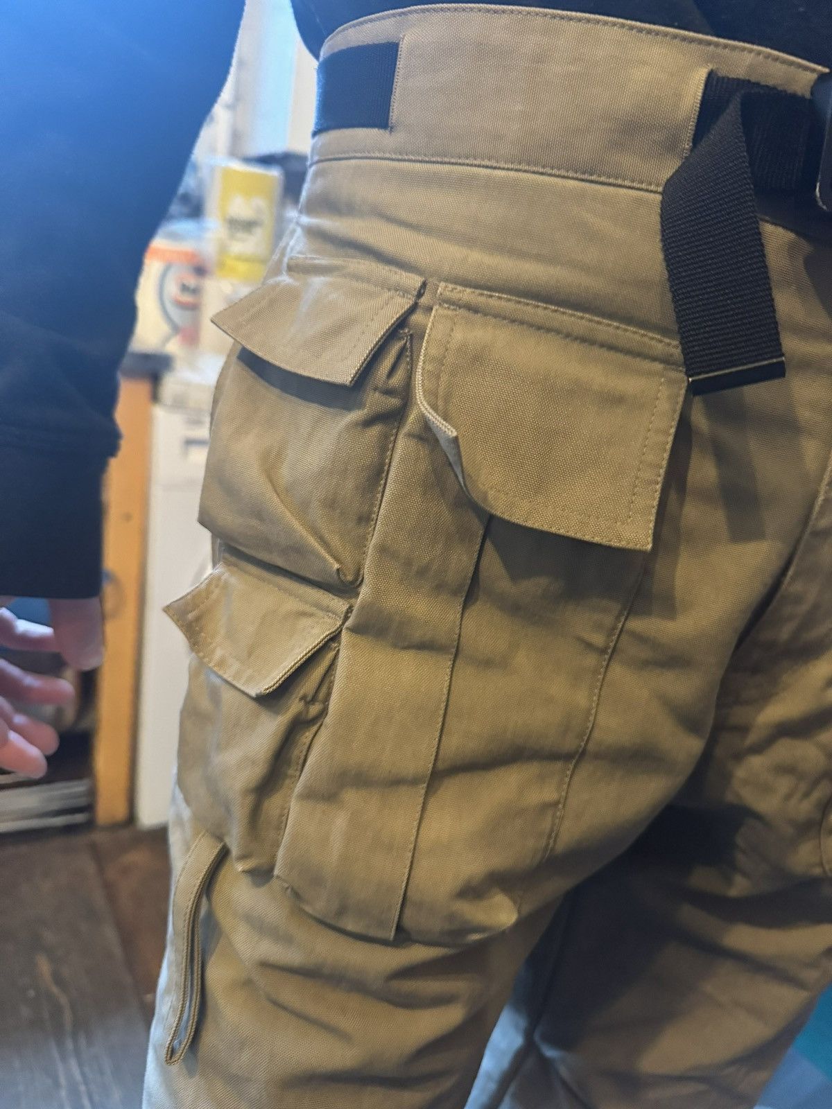 Dior Dior Homme Men’s Cargo Trouser’s Khaki With Pockets & Belt Size US 30 / EU 46 - 8 Thumbnail