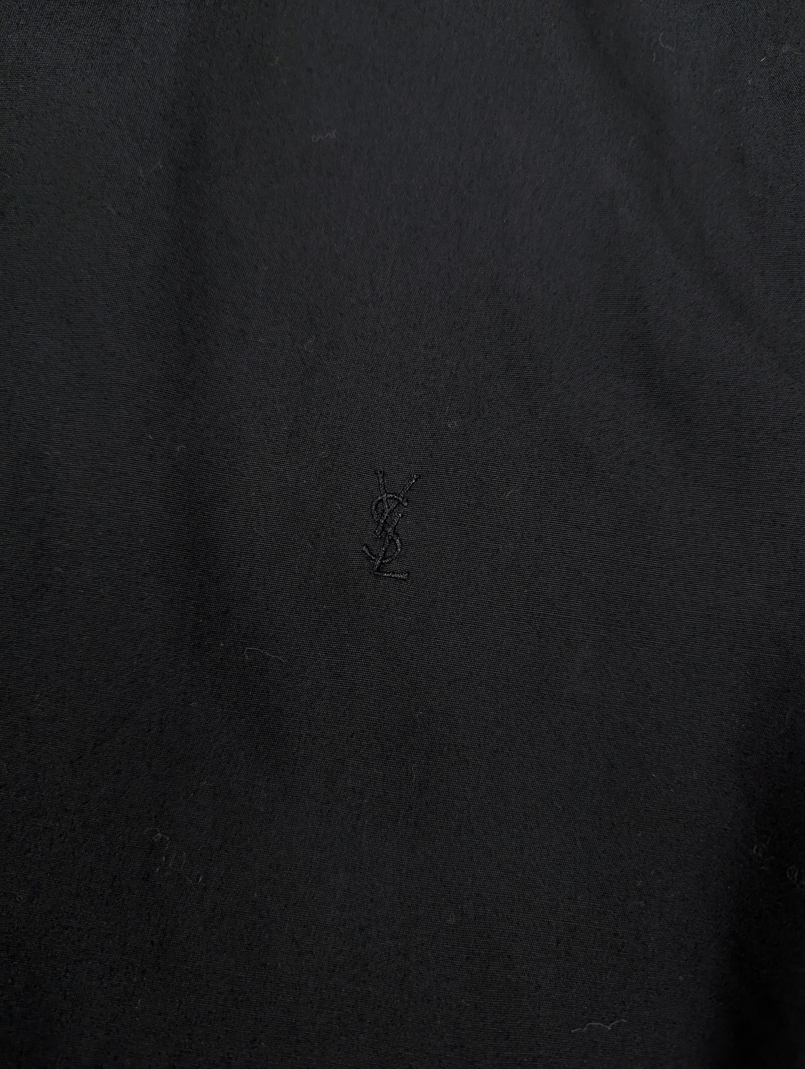 Yves Saint Laurent Yves Saint Laurent black shirt XL Size US XL / EU 56 / 4 - 4 Thumbnail