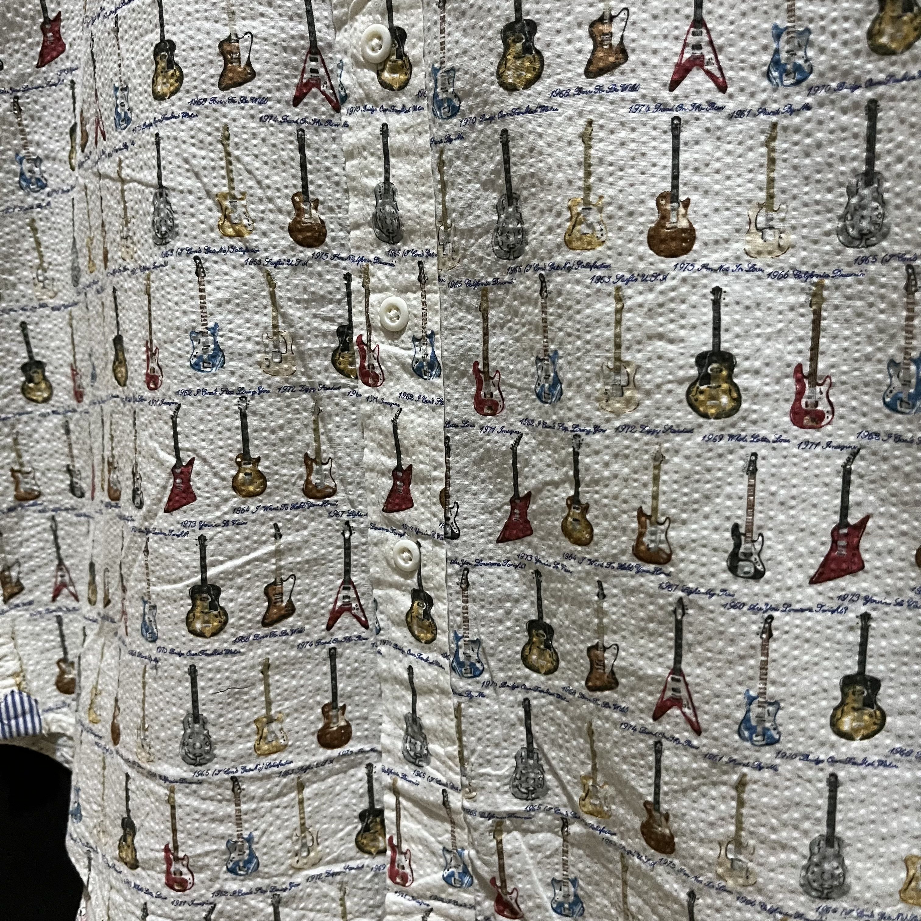 Designer × If Six Was Nine × Vintage Pier bianca all over print guitar short sleeve Size US XL / EU 56 / 4 - 5 Thumbnail