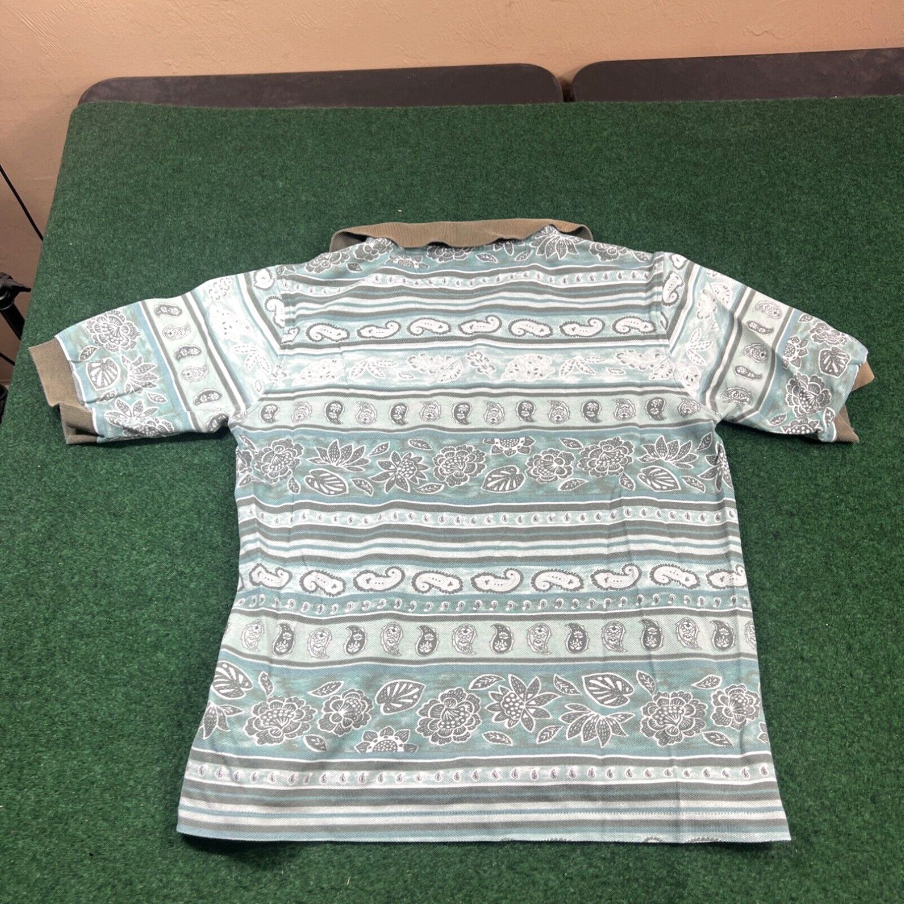 Vintage LANDS END Beach Sea Shells Floral Polo- T Shirt S 8-10 Size S / US 4 / IT 40 - 7 Thumbnail