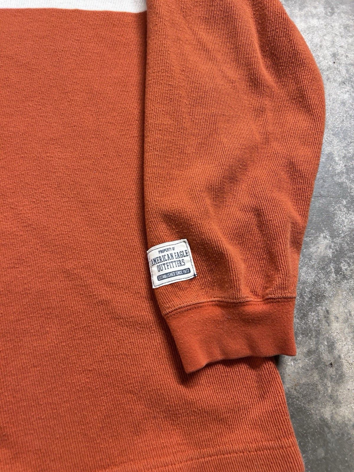 American Eagle Outfitters Vintage Y2K American Eagle V Neck Striped Basic Shirt Size US XL / EU 56 / 4 - 3 Thumbnail
