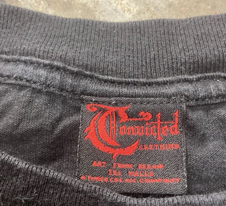 Famous Stars And Straps × Vintage Y2K Convicted Clothing Old Folsom Prison Art Tee Shirt Size US XL / EU 56 / 4 - 5 Thumbnail