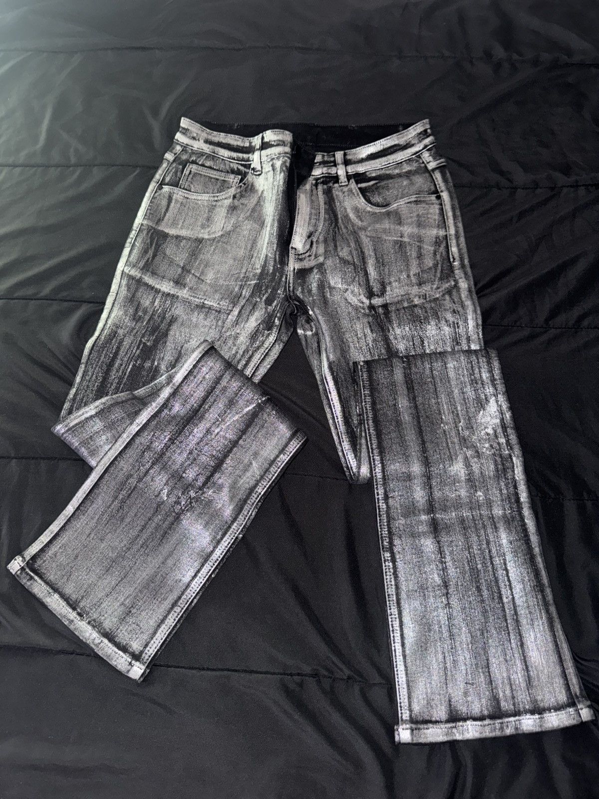 NYRVA NYRVA Black/Chrome Wax Denim Size US 32 / EU 48 - 2 Thumbnail