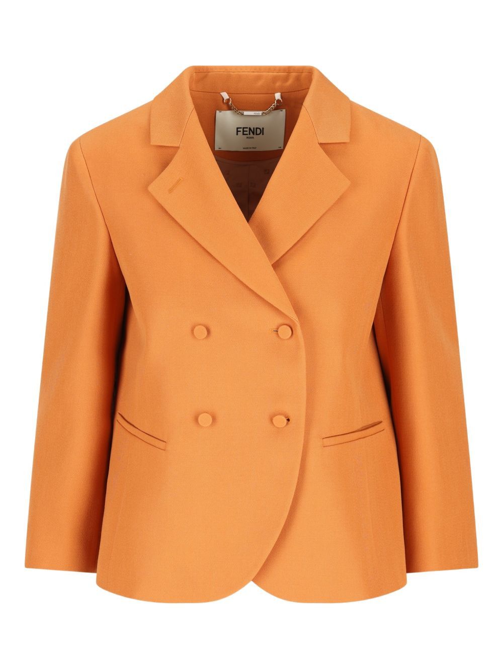 Fendi WOOL DOUBLE-BREASTED JACKET Size M / US 6-8 / IT 42-44 - 1 Thumbnail