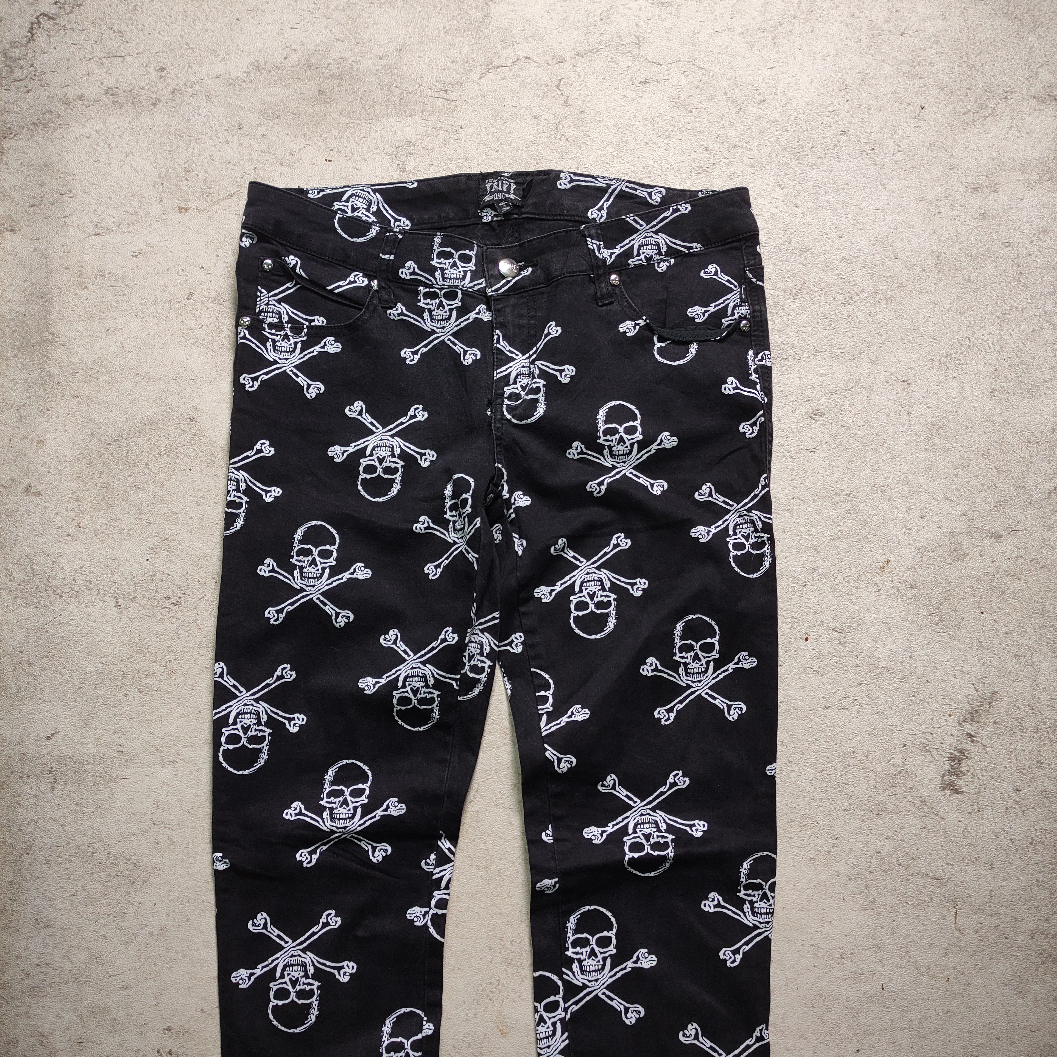 Tripp NYC Tripp Nyc Skull Jeans Archive Avant Garde Size US 30 / EU 46 - 5 Thumbnail