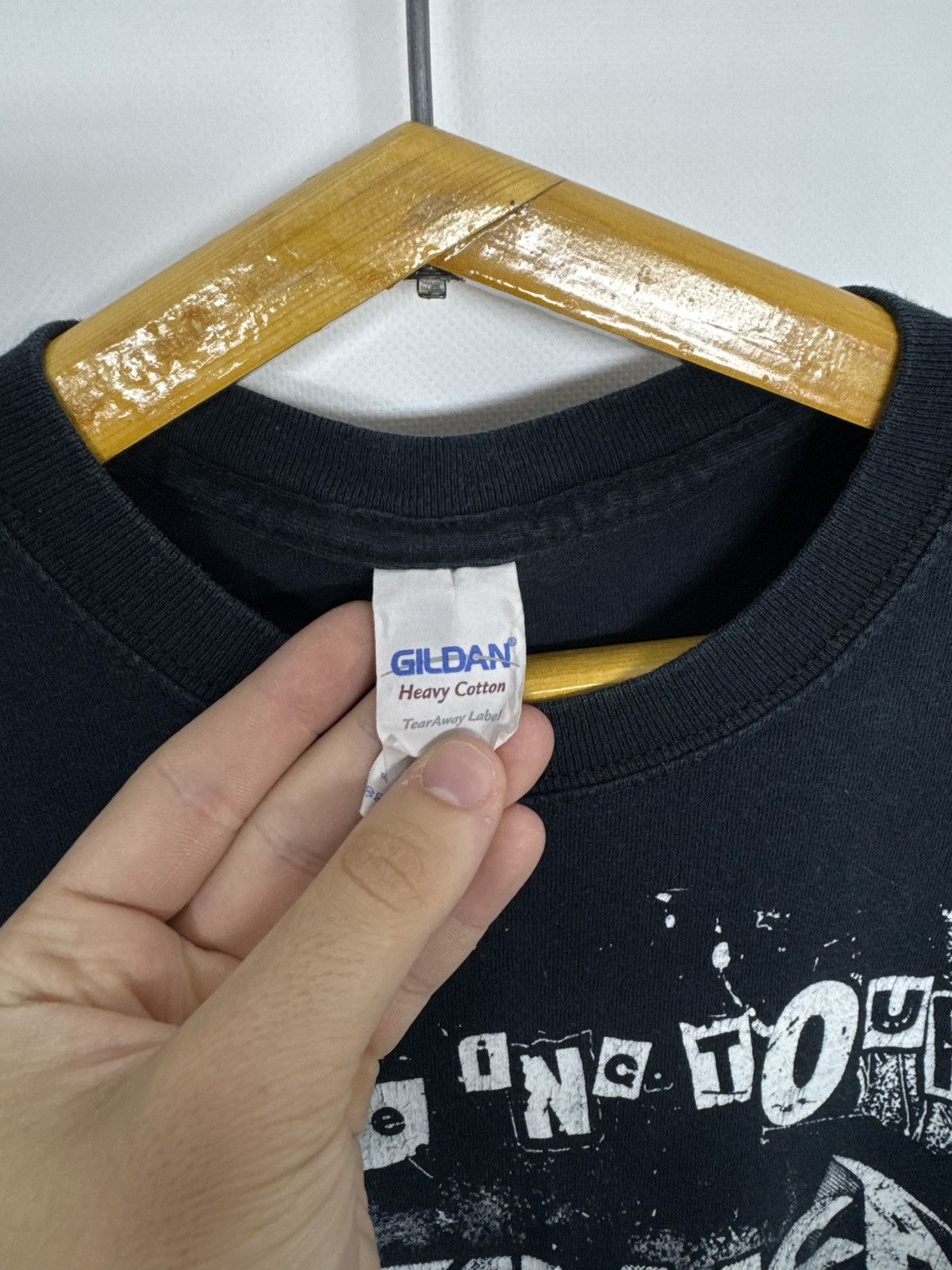 Gildan Vintage Y2K METALLICA PRINT ABSTRACT ANGRY SKELETON Size US S / EU 44-46 / 1 - 6 Thumbnail
