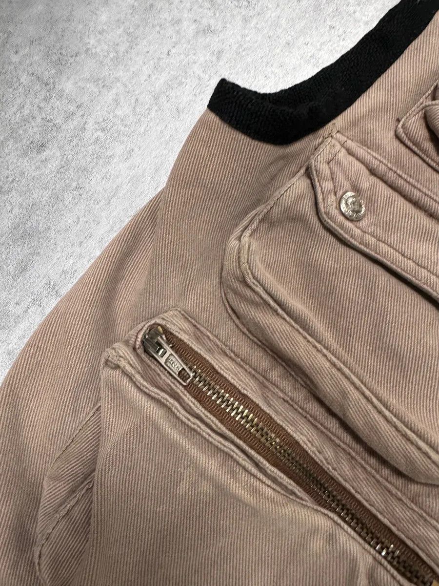Moschino 2000s Moschino Cargo Utility Beige Vest Size US XS / EU 42 / 0 - 3 Thumbnail