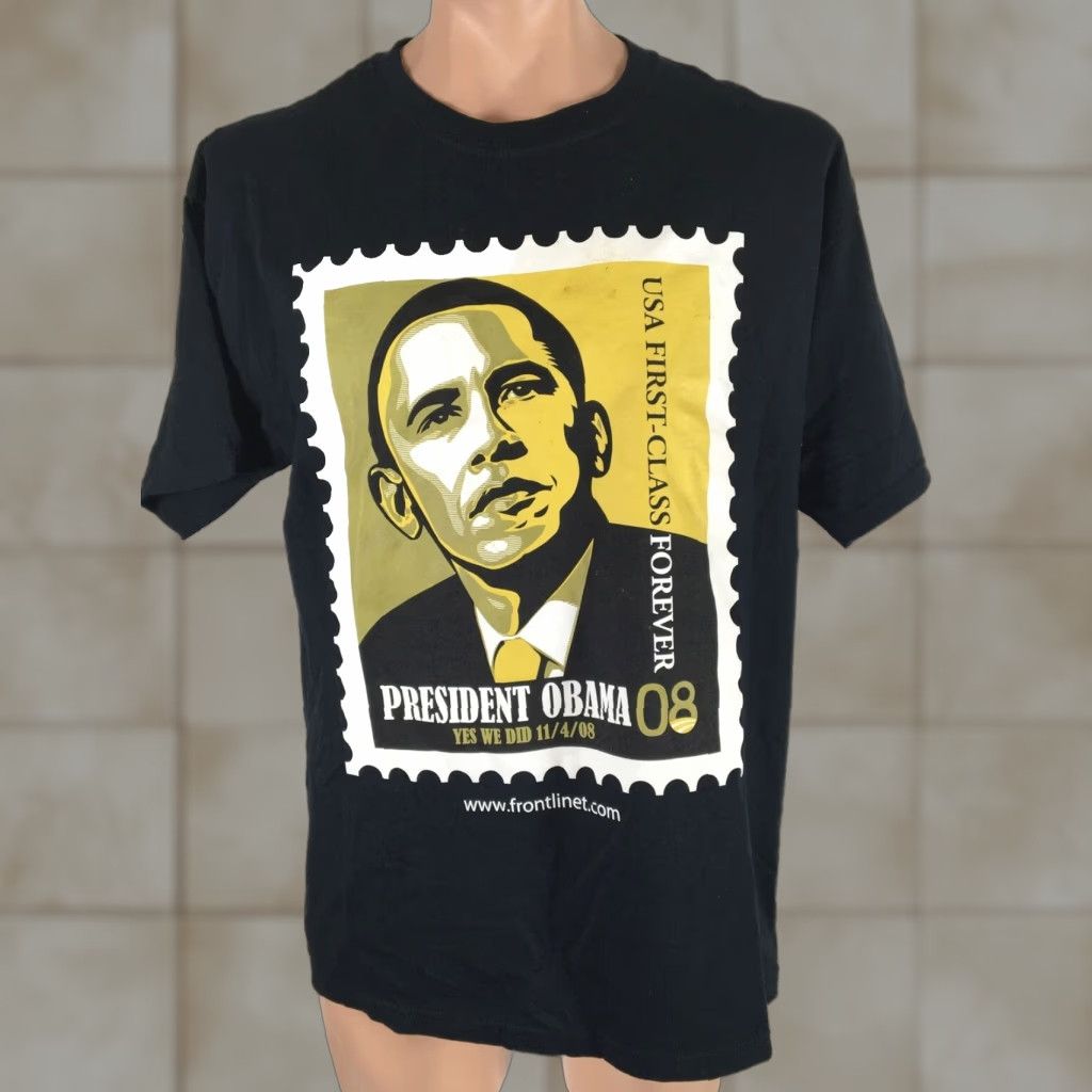 **2008 Barack Obama Change Stamp President Shirt Tee XL Black** User: **President Shirt 2008 Barack Obama Change Stamp Tee XL Black**