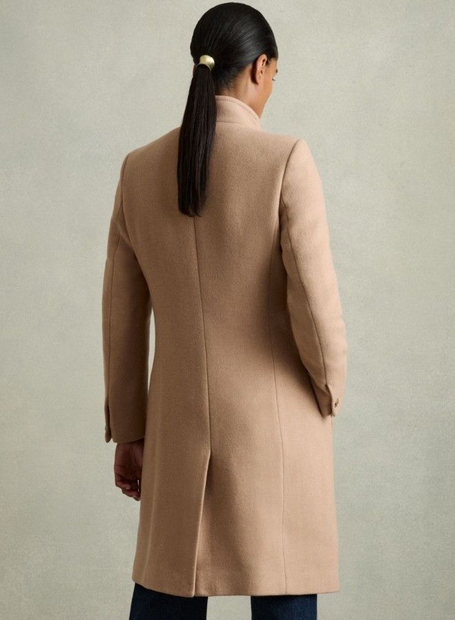 Reiss Reiss Maude Wool Blend Double Breasted Coat Camel Size US 6 Size M / US 6-8 / IT 42-44 - 13 Thumbnail