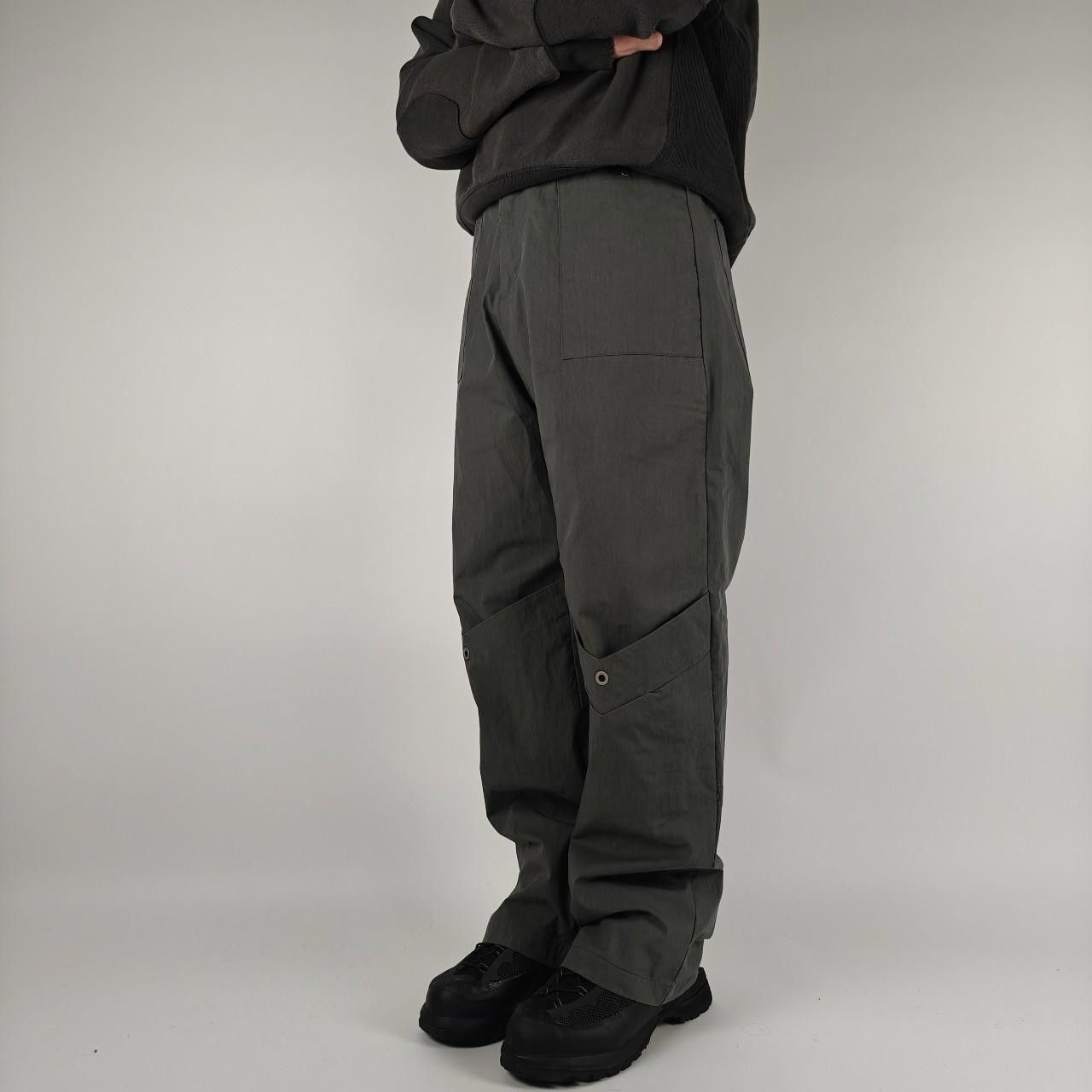 Other 49Percent Grey Armour Layered Knee Wide Leg Trousers Size US 32 / EU 48 - 1 Thumbnail