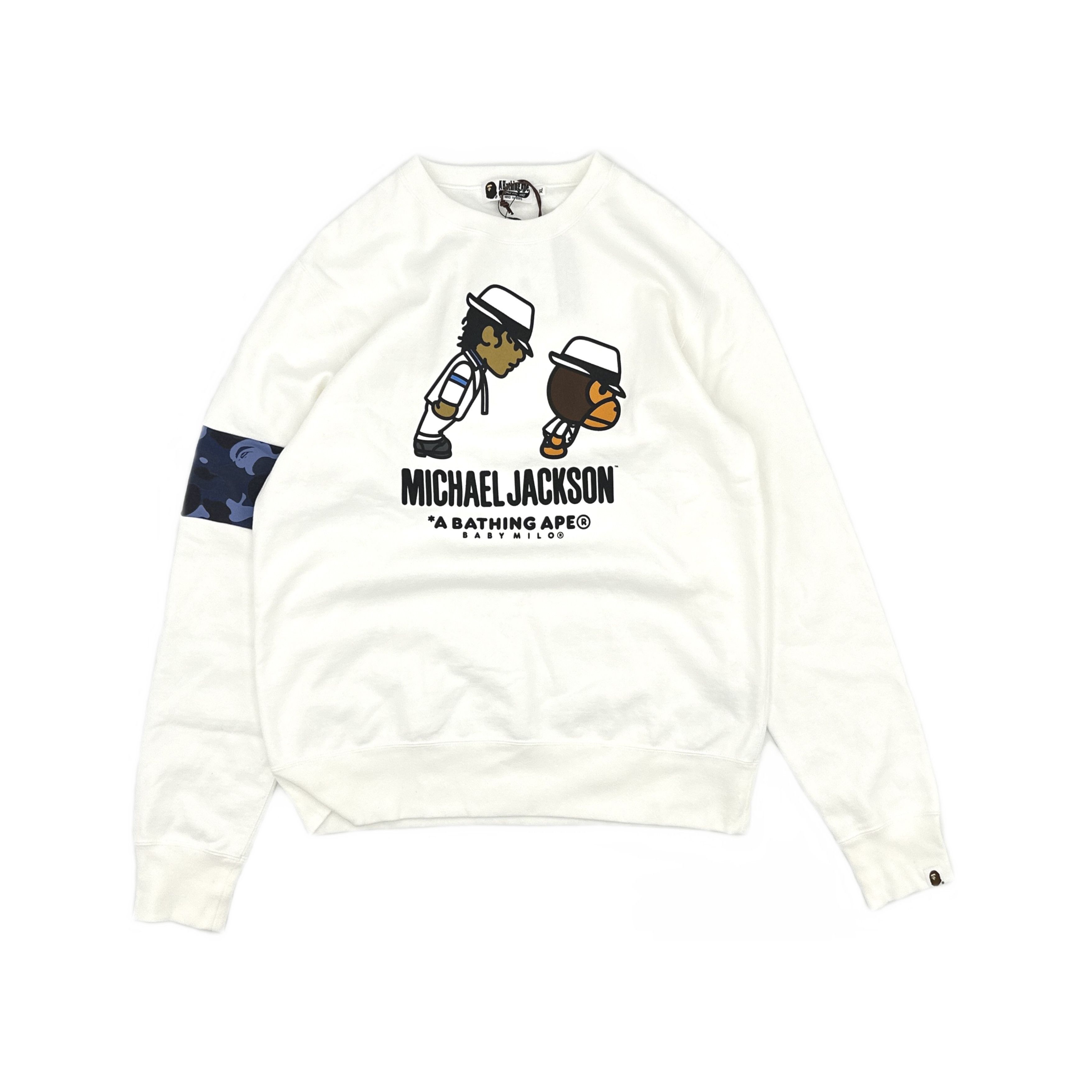 Bape A Bathing Ape x Michael Jackson Graphic Crewneck Size XL Size US XL / EU 56 / 4 - 1 Thumbnail