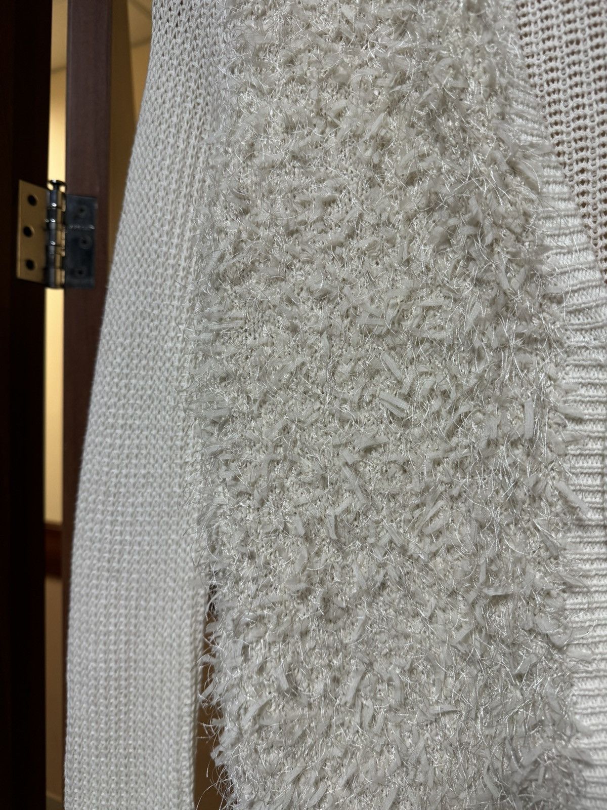 Yohji Yamamoto Vintage Mohair Fur Imitation Knit Sweater Cardigan Size US S / EU 44-46 / 1 - 2 Thumbnail