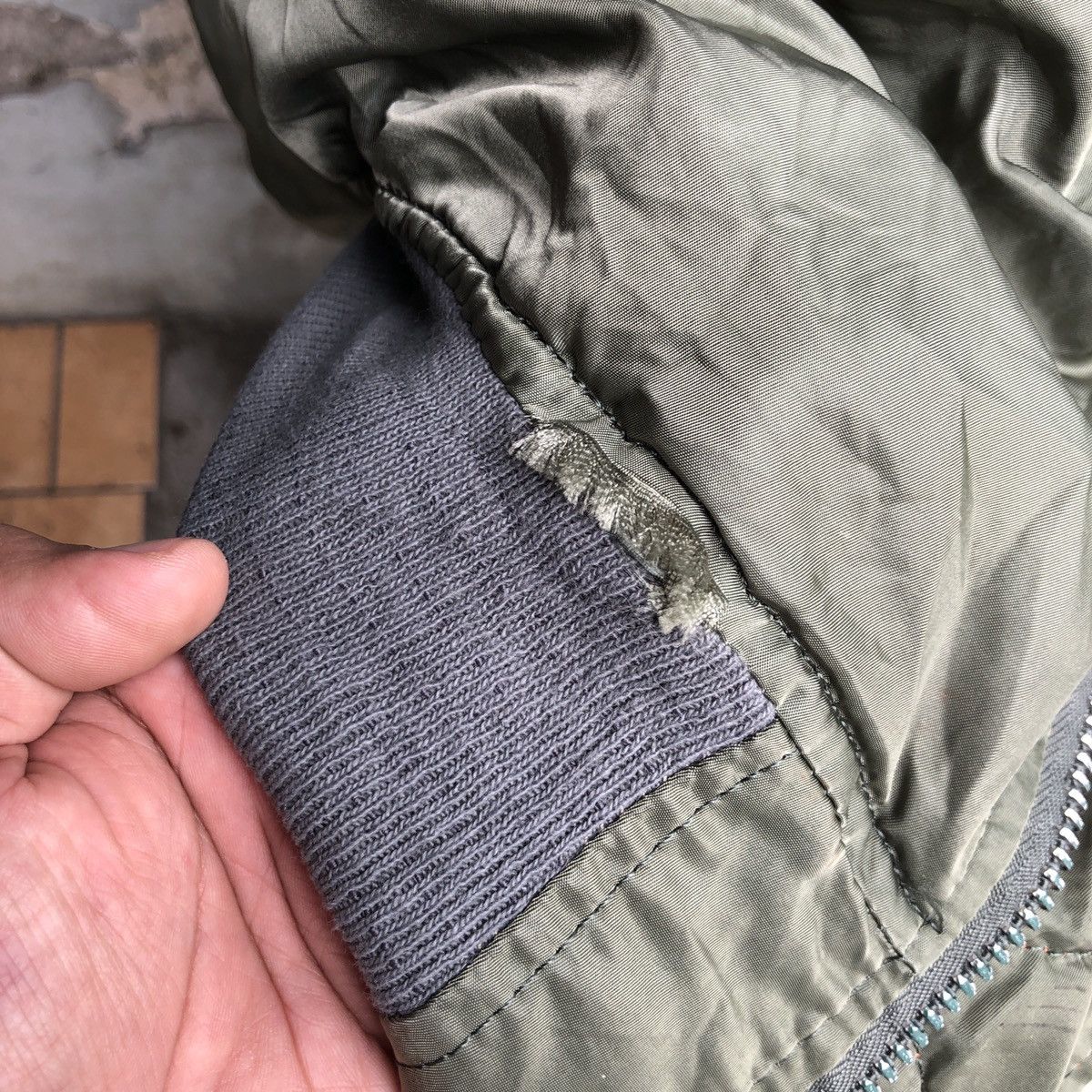 Alpha Industries × Vintage VTG MA1 ALPHA INDUSTRIES " HELL BLASTER " BOMBER Size US XL / EU 56 / 4 - 9 Thumbnail