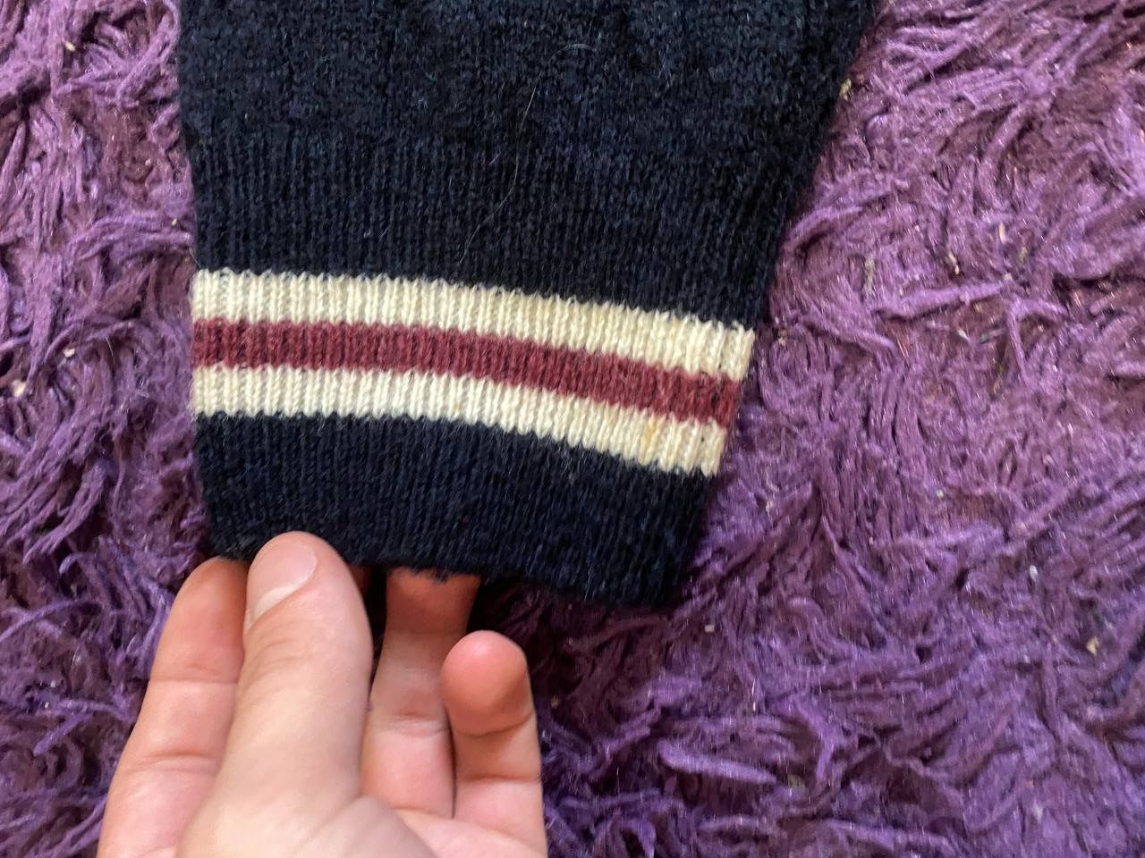Fred Perry Vintage Fred Perry 100% Lamb Wool Warm Sweater Size XL Size US XL / EU 56 / 4 - 16 Thumbnail