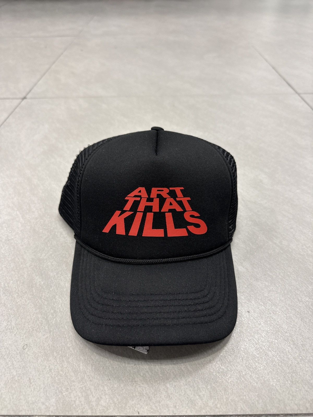 Gallery Dept. Gallery Dept. ATK Stacked Trucker Hat Black Size ONE SIZE - 1 Thumbnail