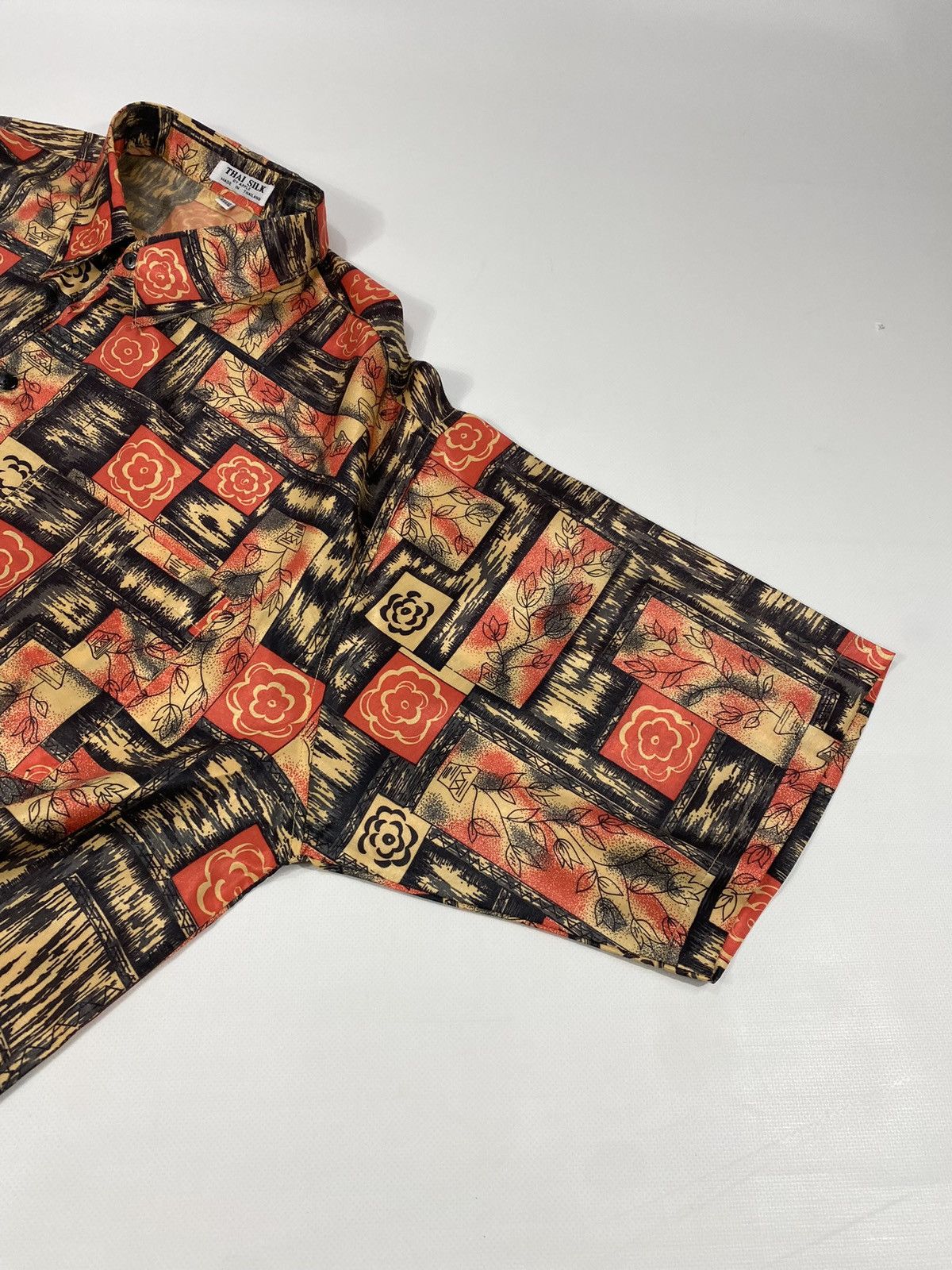 Vintage 🔥LASTDROP🔥 Vintage Apple Silk Abstract Party Festival Shirt Size US XXL / EU 58 / 5 - 4 Thumbnail