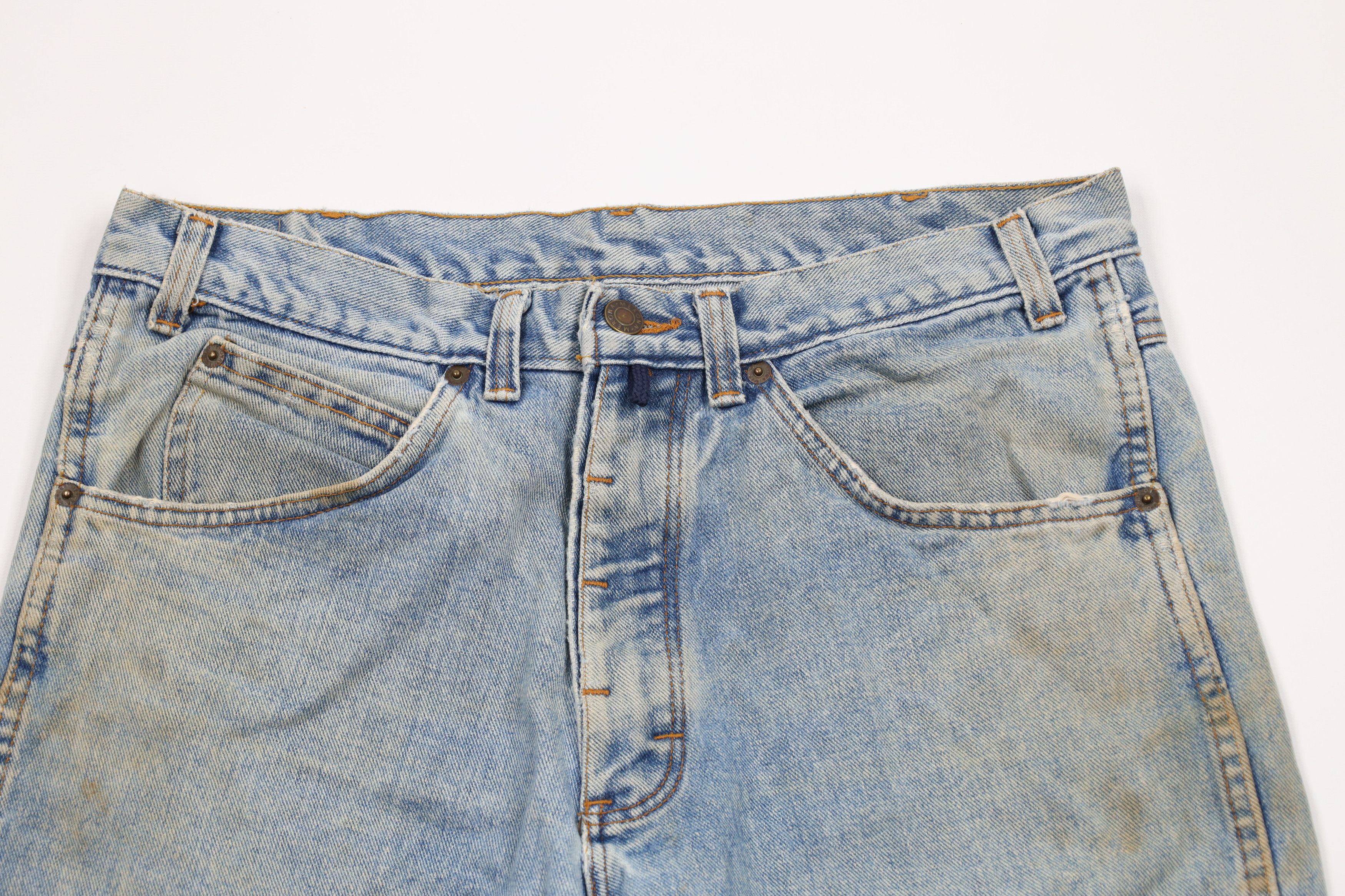 Vintage Vintage 90s Streetwear Straight Leg Denim Jeans Blue Cotton Size US 32 / EU 48 - 2 Thumbnail