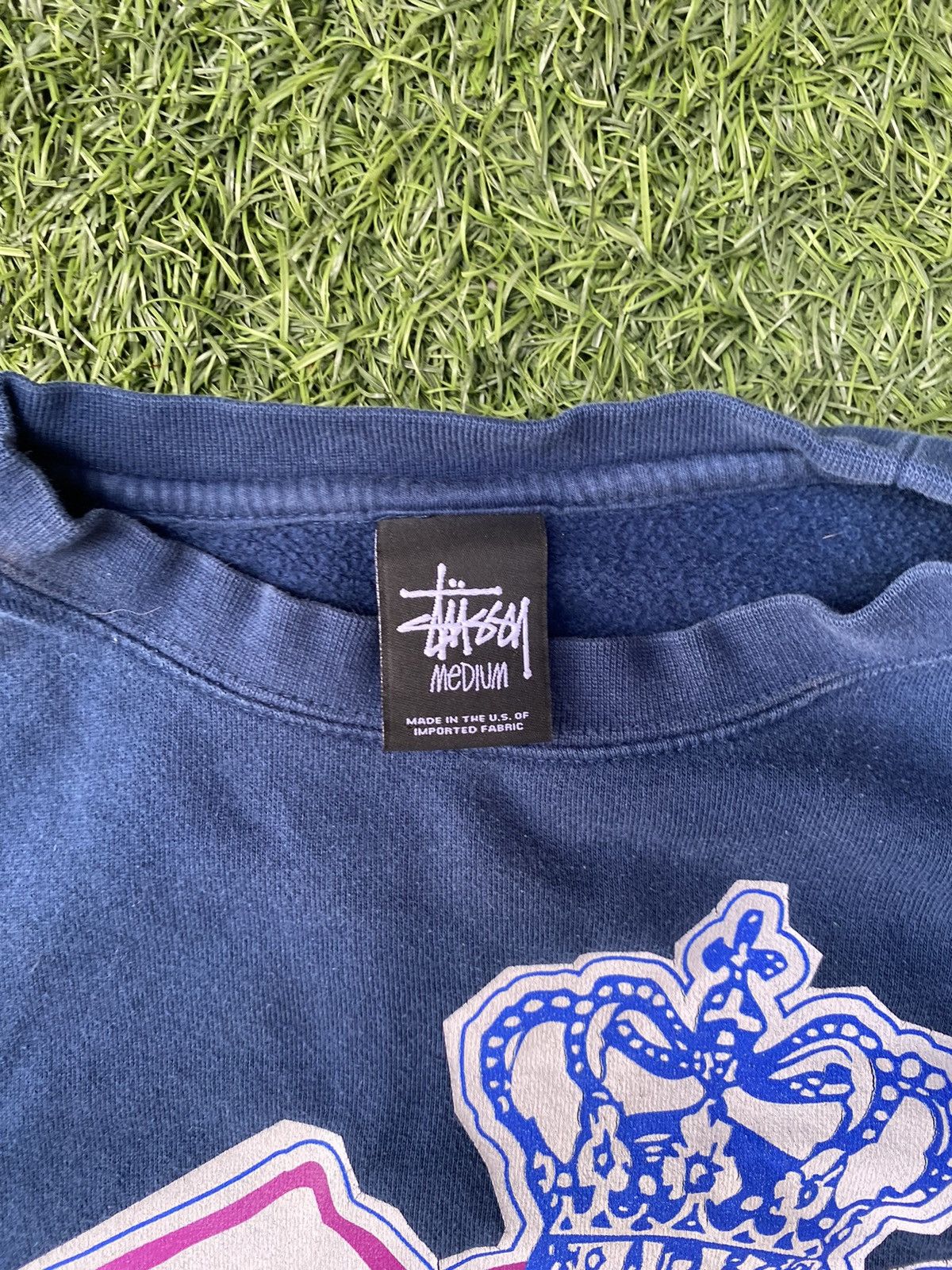 Stussy × Vintage VTG Rare Stussy Elephant Sweatshirt Size US M / EU 48-50 / 2 - 2 Thumbnail