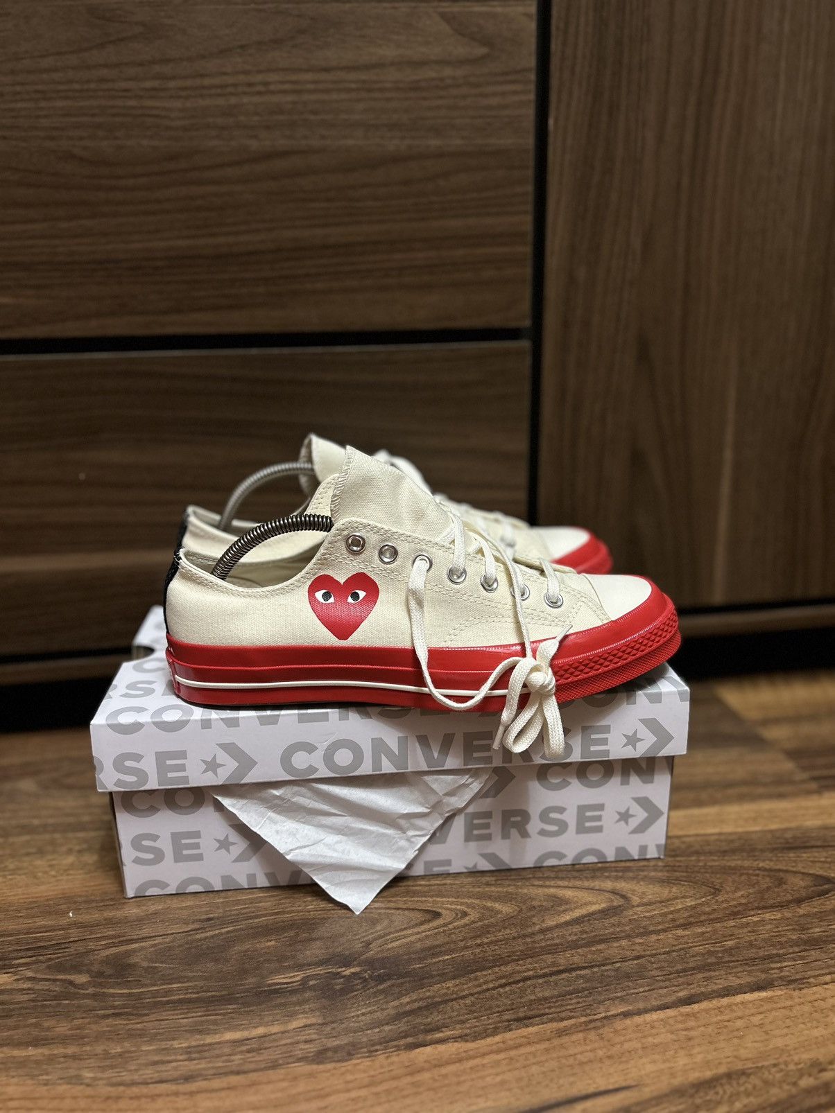 Comme des Garcons PLAY × Converse Comme des garçons play chuck x converse Size US 10 / EU 43 - 1 Thumbnail