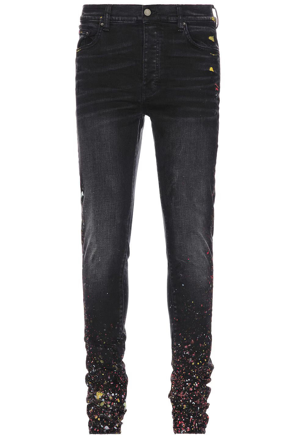 Amiri o1orln1125 Painter Skinny Jeans in Black Size US 36 / EU 52 - 1 Thumbnail