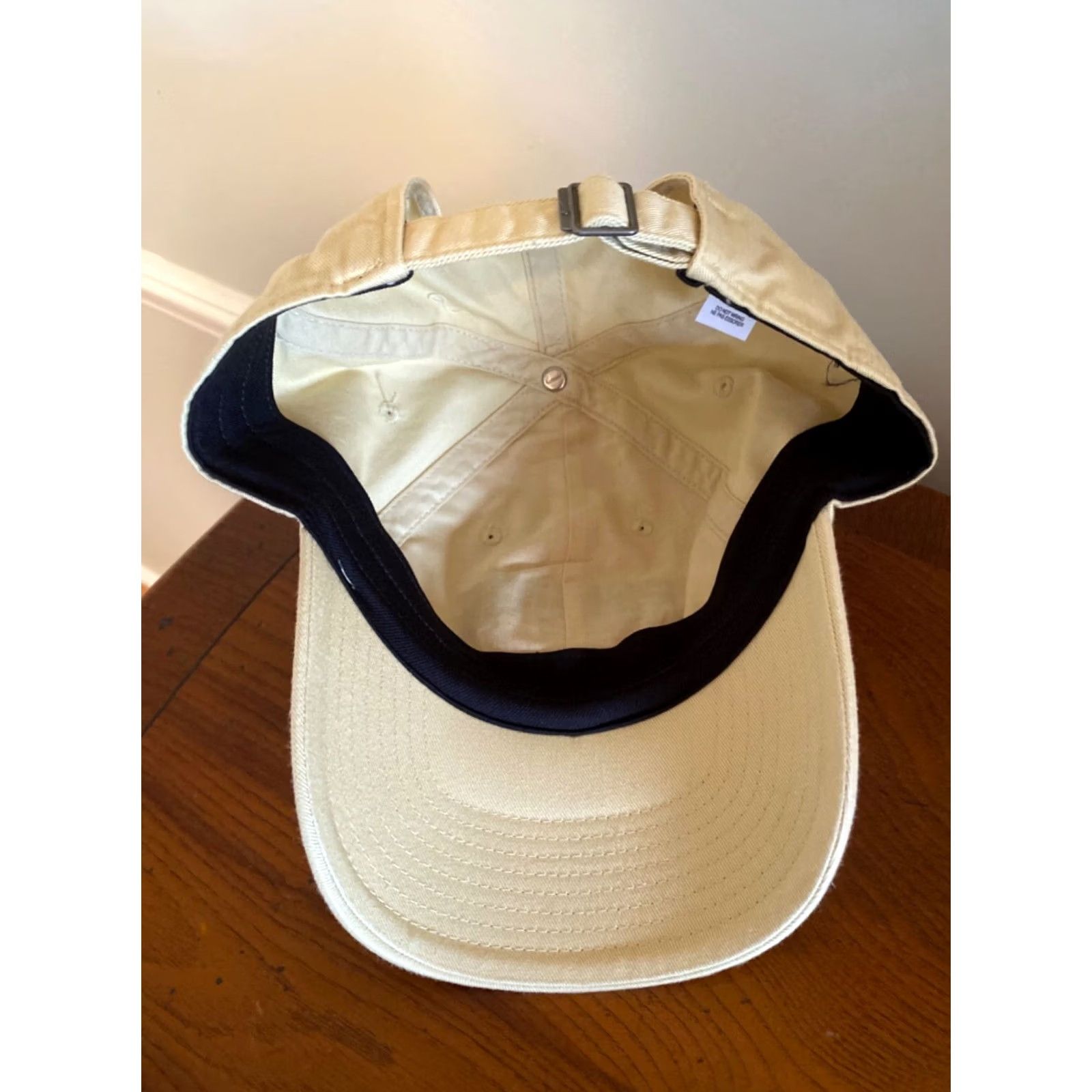 Nike Nike Hat Cap Strap Back Gold Purdue Dad Adjustable Embroidered NCAA Swoosh Mens Size ONE SIZE - 4 Thumbnail