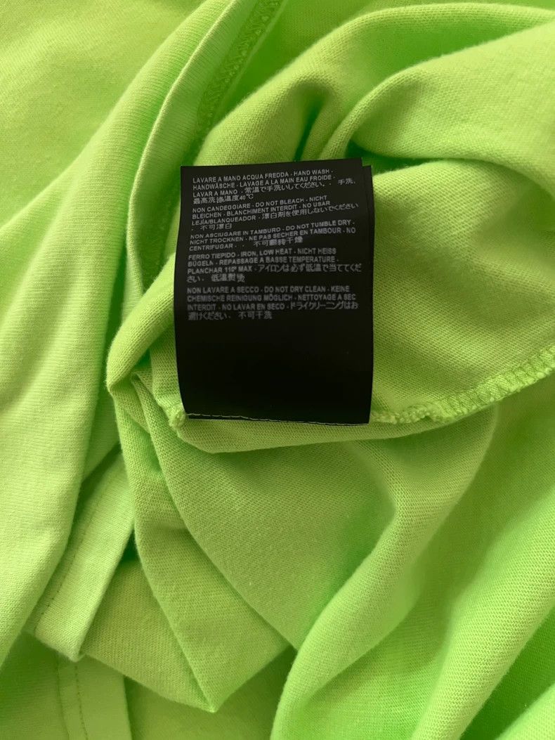Balenciaga Balenciaga Fluorescent green short-sleeved T-shirt XXS Size US XXS / EU 40 - 4 Thumbnail