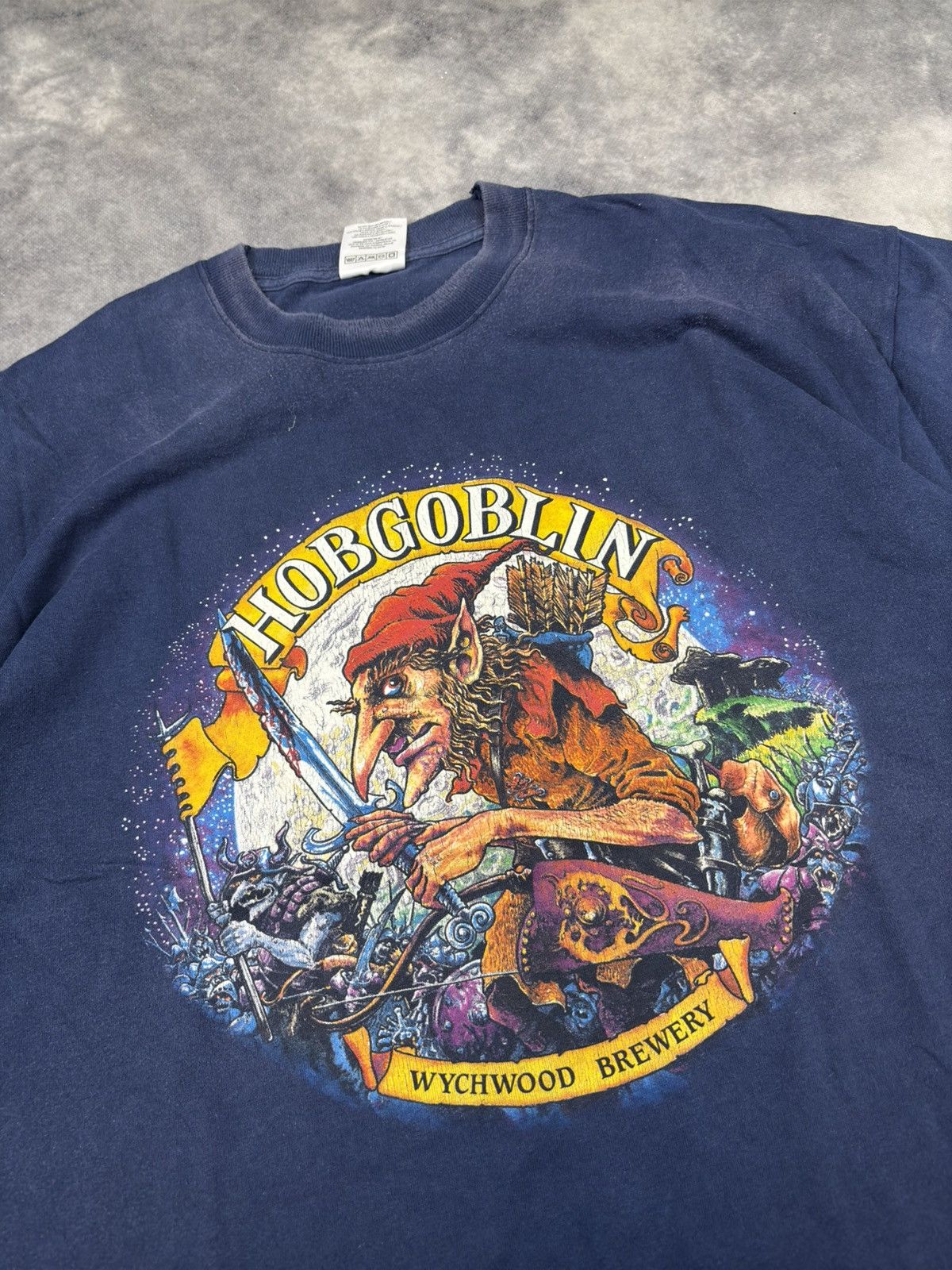 Band Tees × Vintage Vintage Hobgoblin Bar Drink Humor 90s t shirt tee band rap Size US XL / EU 56 / 4 - 2 Thumbnail