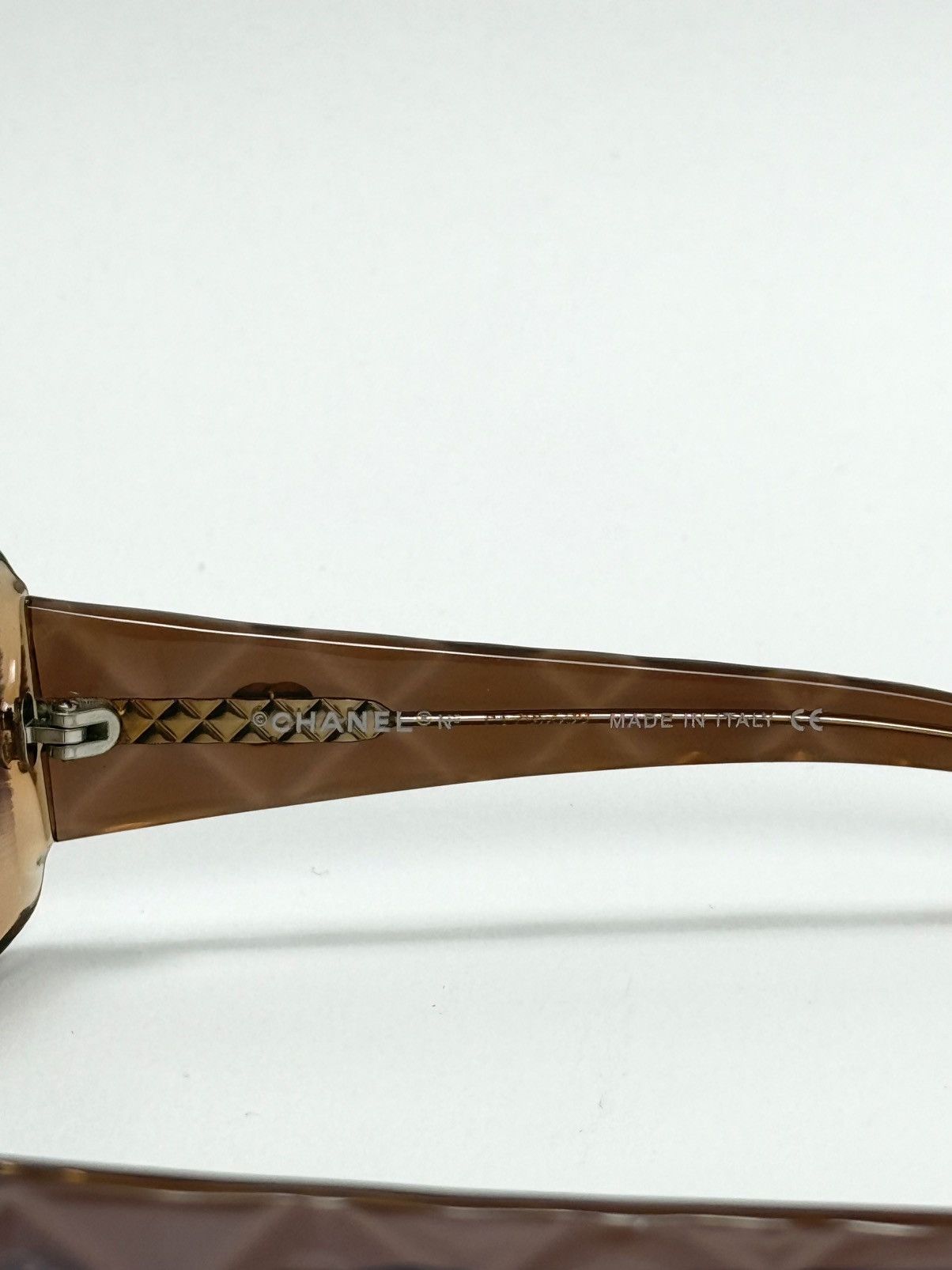 Chanel VINTAGE CHANEL SQUARE SUNGLASSES WITH LOGO Size ONE SIZE - 6 Thumbnail