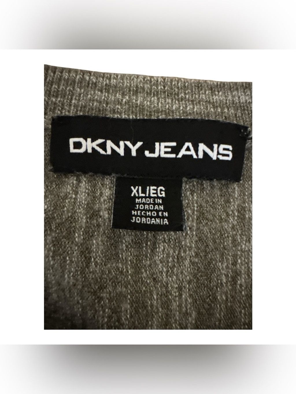 DKNY DKNY Jeans Super Soft Marled Knit Dolman Half Sleeve Sweater Size XL / US 12-14 / IT 48-50 - 4 Thumbnail