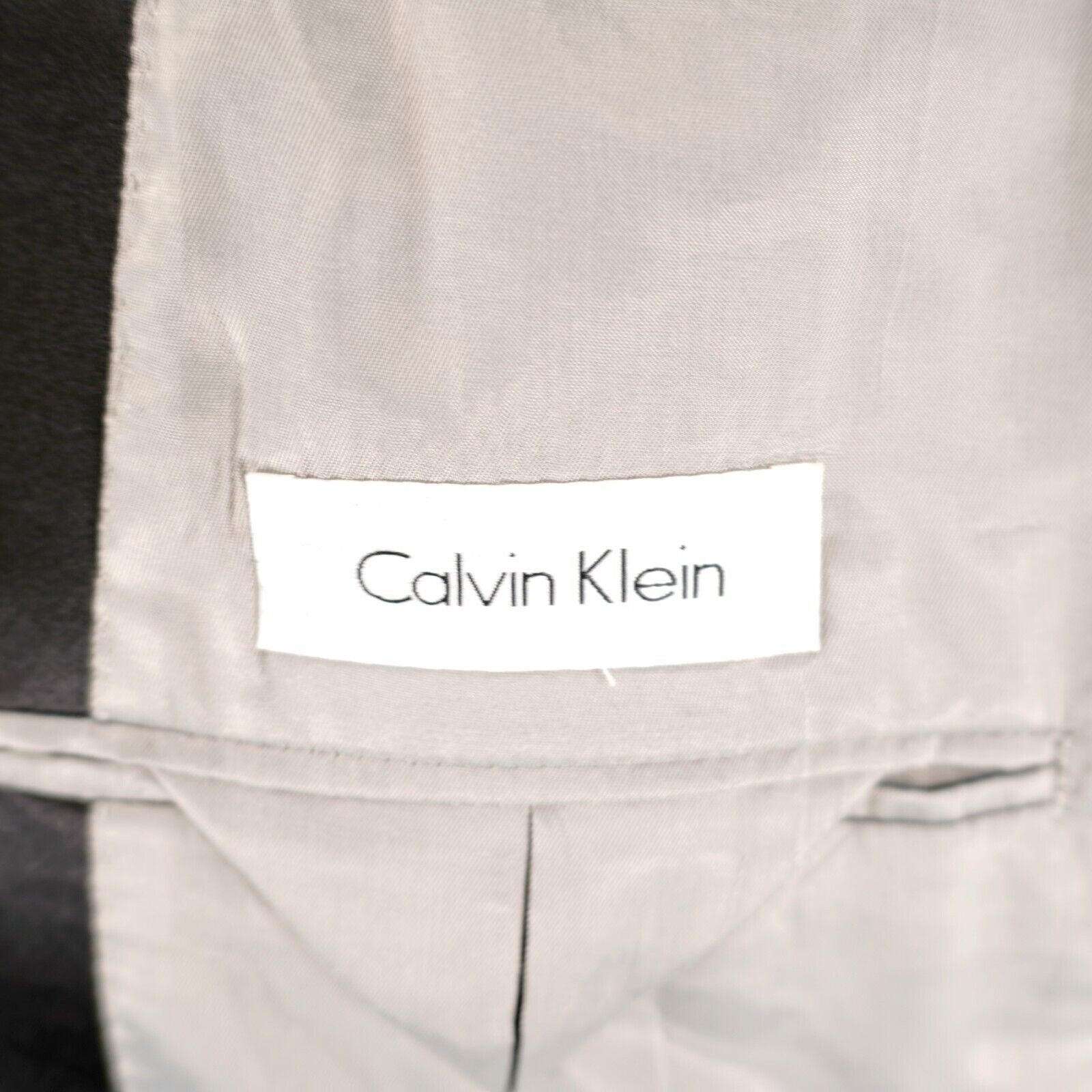 Calvin Klein Calvin Klein Wool Black 2 Felt Button 2 Piece Tuxedo 44R 41/ Size 44R - 14 Thumbnail