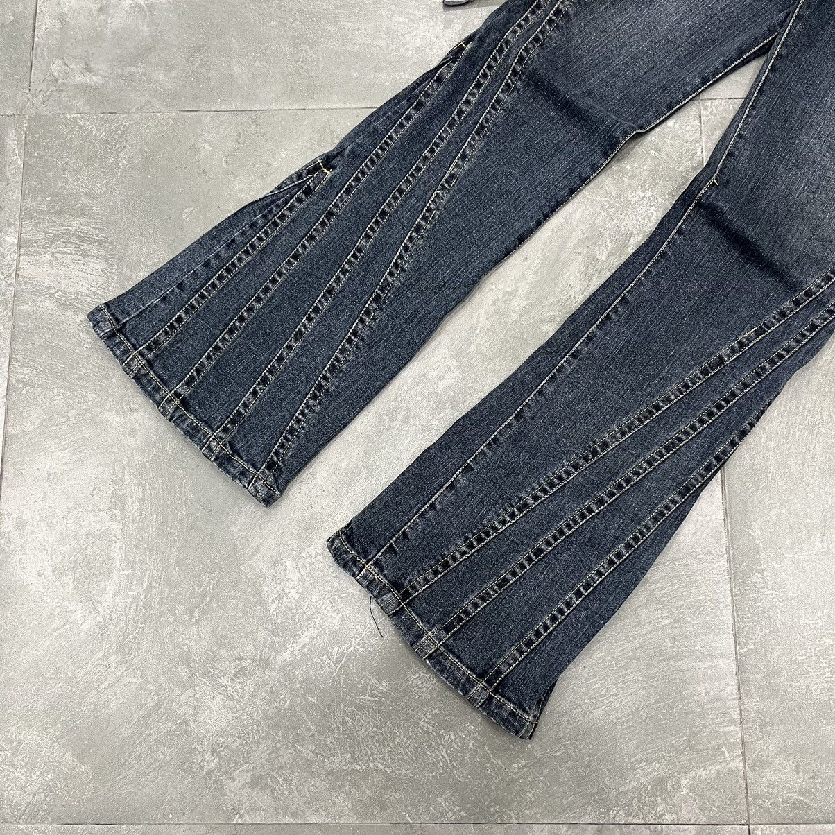 Japanese Brand Browdwin Lace Up Flared Pants Size US 28 / EU 44 - 7 Thumbnail
