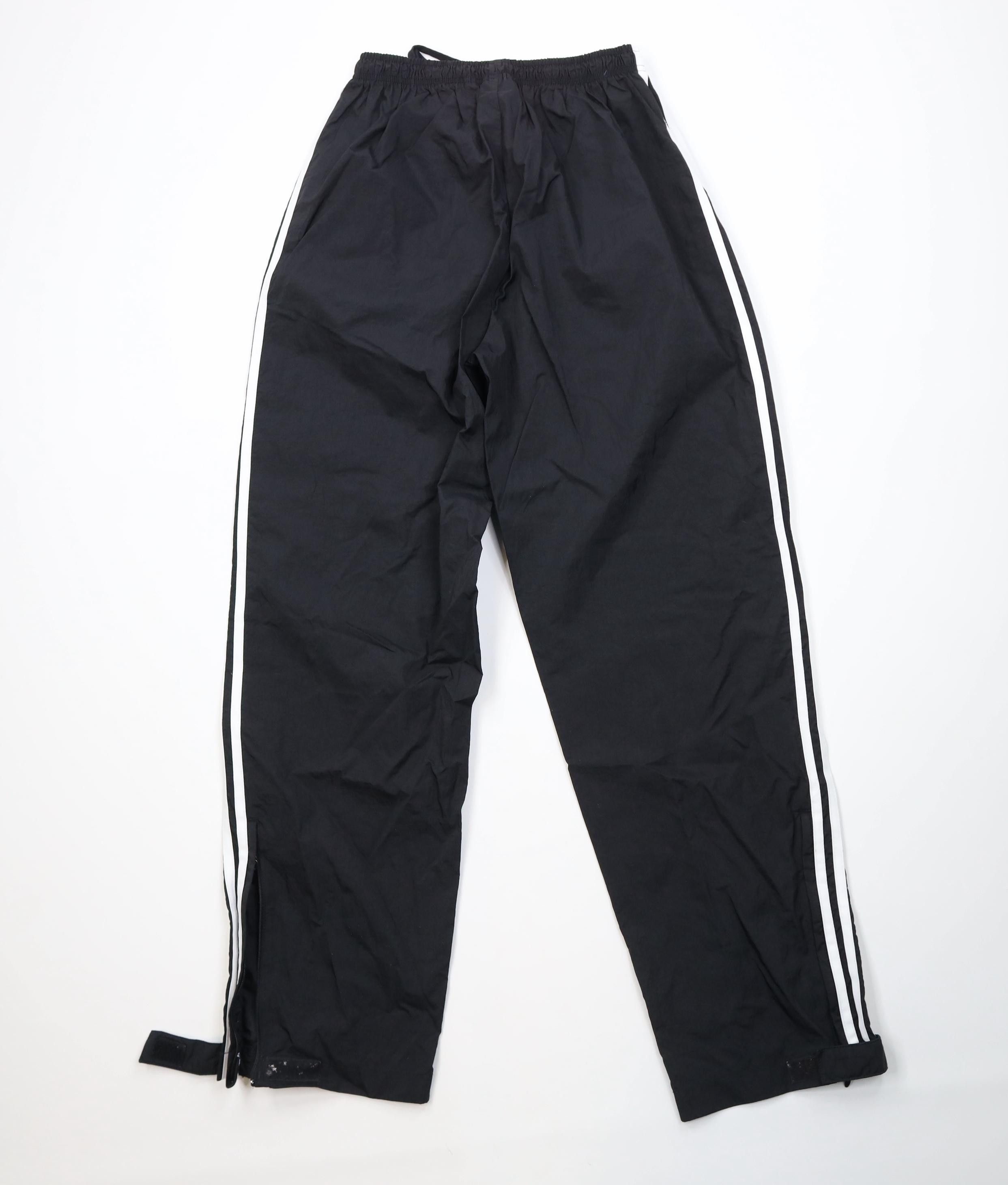 Adidas Vintage Y2K 2001 Adidas Striped Wide Leg Windbreaker Pants Size US 36 / EU 52 - 11 Thumbnail