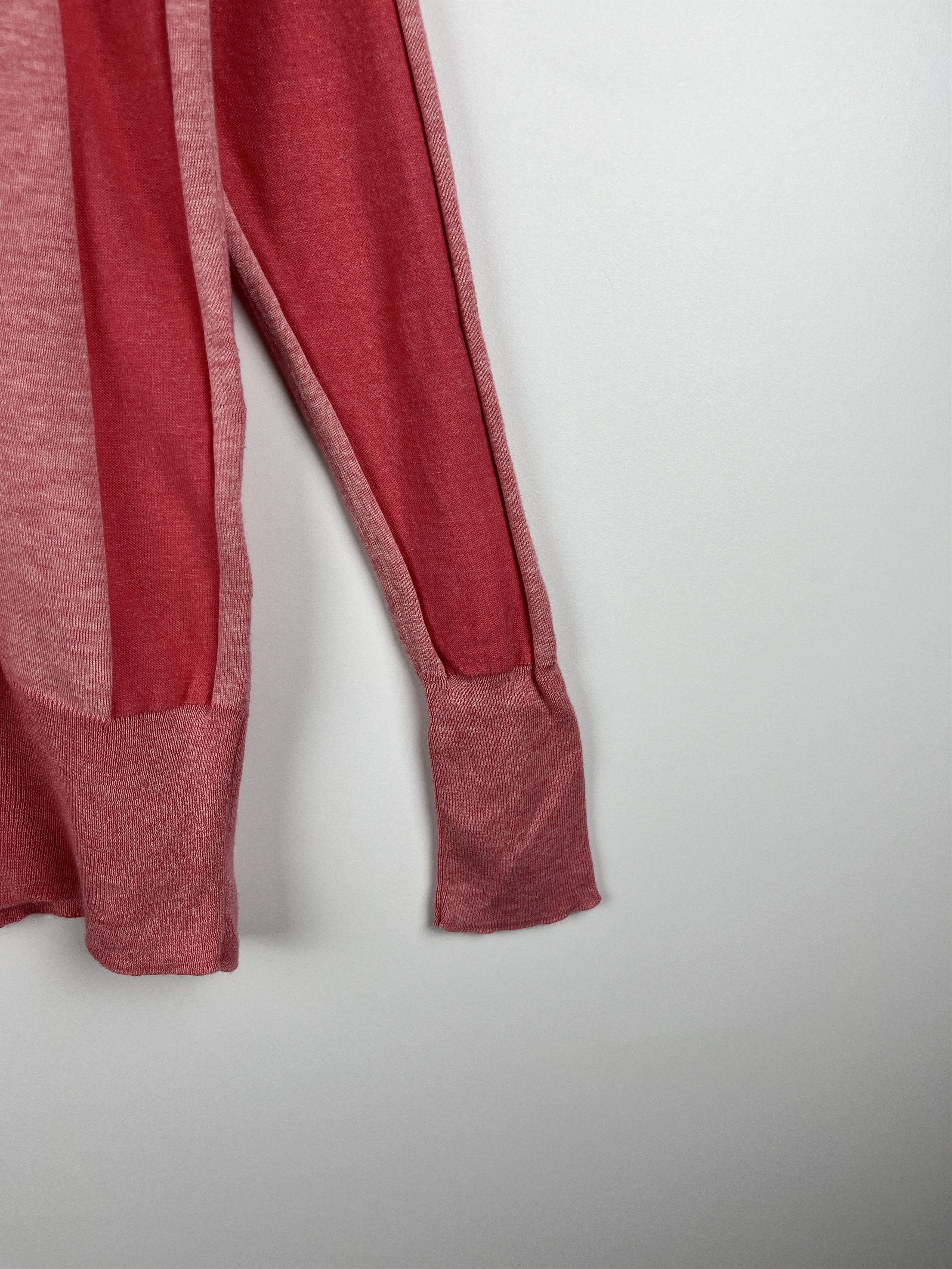 Japanese Brand Side Slope Cotton Cashmere Strip Cardigan Sweater Size US M / EU 48-50 / 2 - 4 Thumbnail