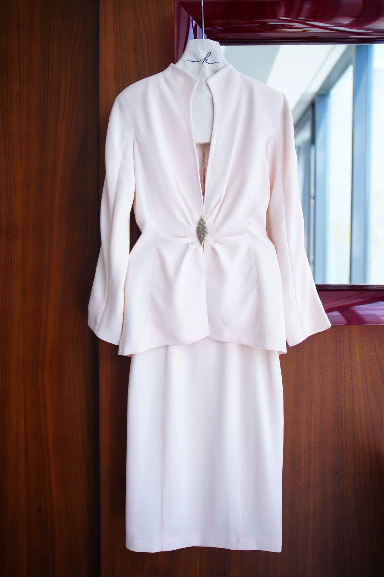 Thierry Mugler Thierry Mugler Vintage Light Pink Suit Skirt Set FR36 Size XS / US 0-2 / IT 36-38 - 2 Thumbnail