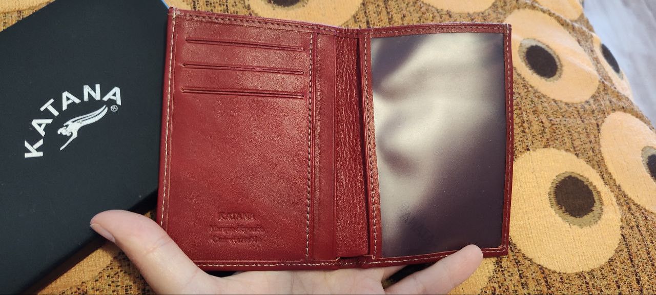 Leather Women's leather Wallet Scarlet red Size ONE SIZE - 4 Thumbnail