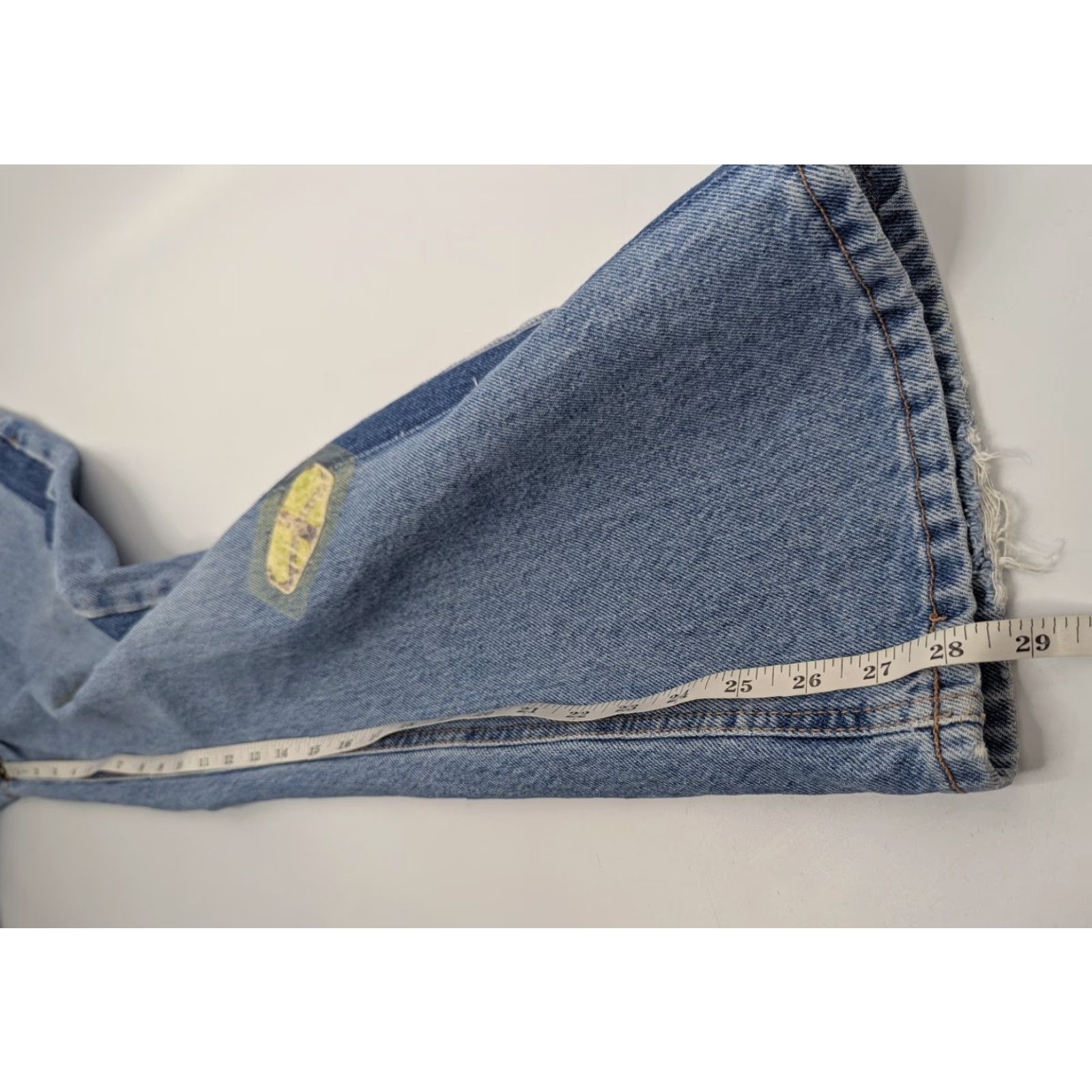 Denime Mudd Jeans Flared Denim 29x28 Distressed Hipster Womens Size 29" - 7 Thumbnail