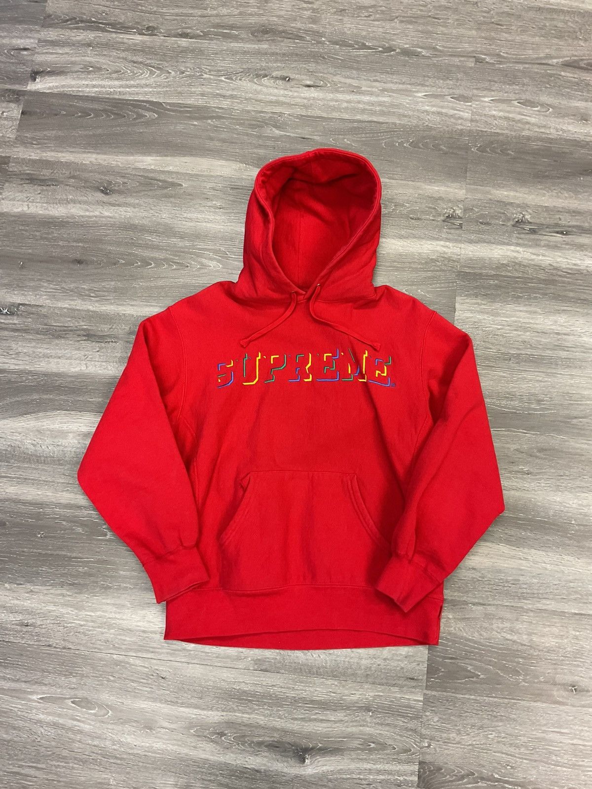 Supreme Supreme Drop Shadow Hoodie Size US S / EU 44-46 / 1 - 1 Thumbnail