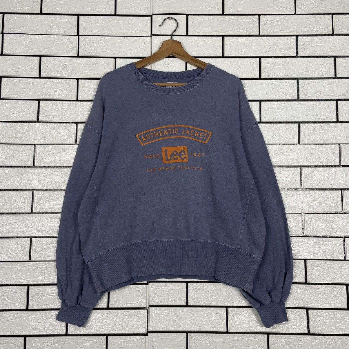 Lee Lee Big Logo Crewneck Sweatshirt Size US M / EU 48-50 / 2 - 1 Thumbnail
