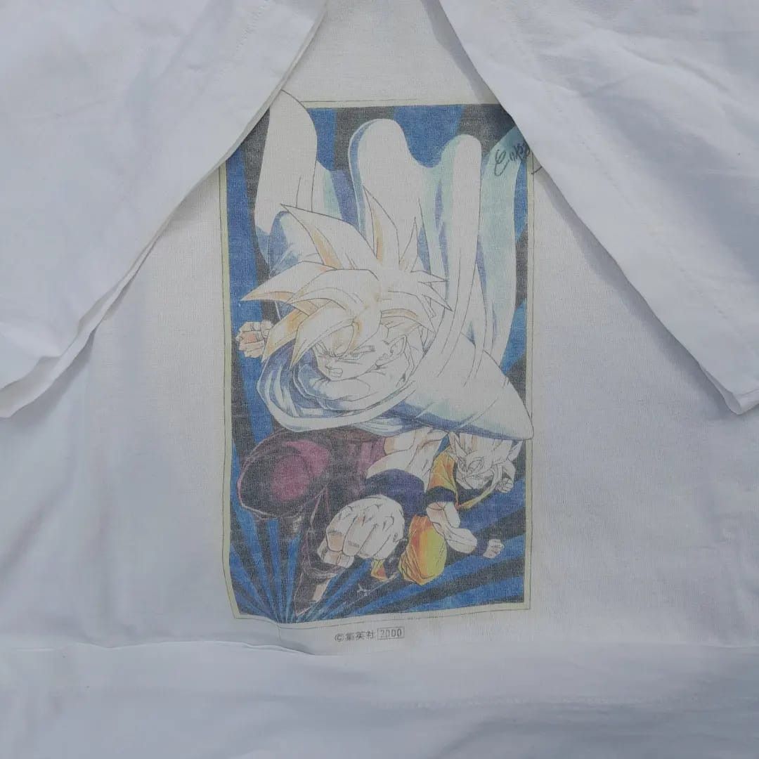 image of Anima Vintage Promo Dbz Dragonball Anime in White, Men's (Size Medium)