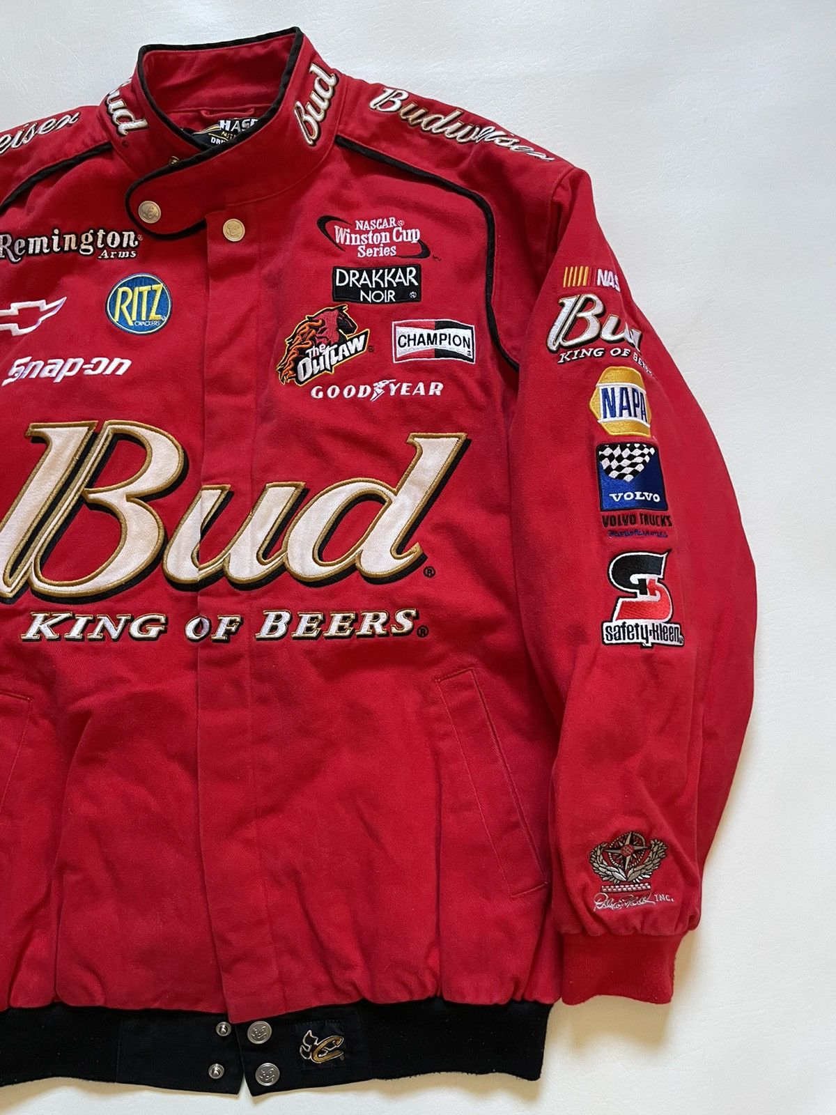 Budweiser × Vintage Vintage Budweiser nascar jacket Size US L / EU 52-54 / 3 - 3 Thumbnail